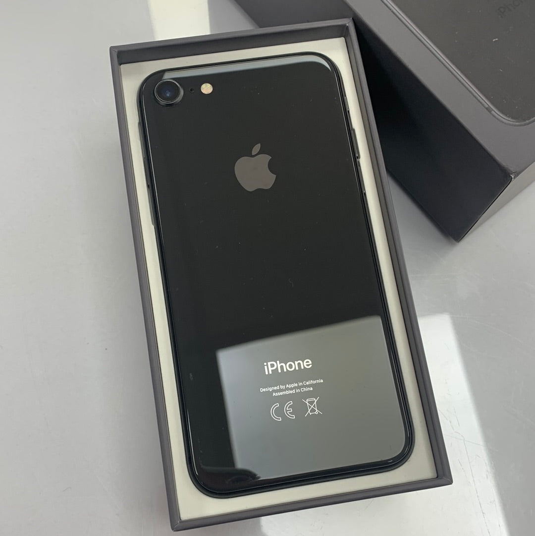 apple iPhone 8 black 64gb for sale at time2talk Swansea
