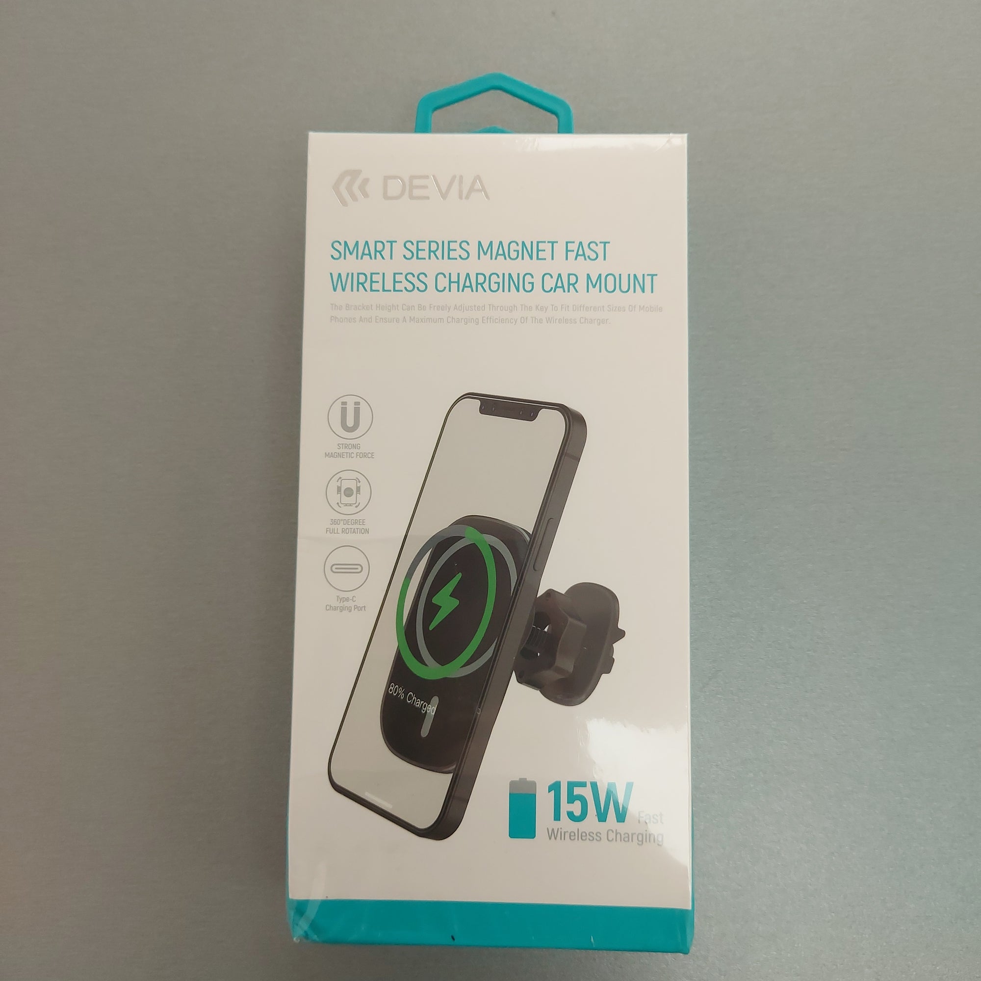 Devia Smart Series Magnet Fast Wireless Charging Car Mount