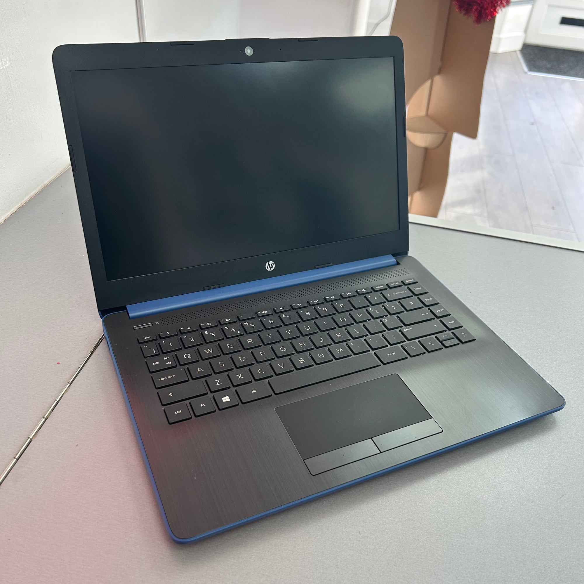 HP 14 inch Blue Laptop 4GB RAM &amp; 64GB eMMC Storage