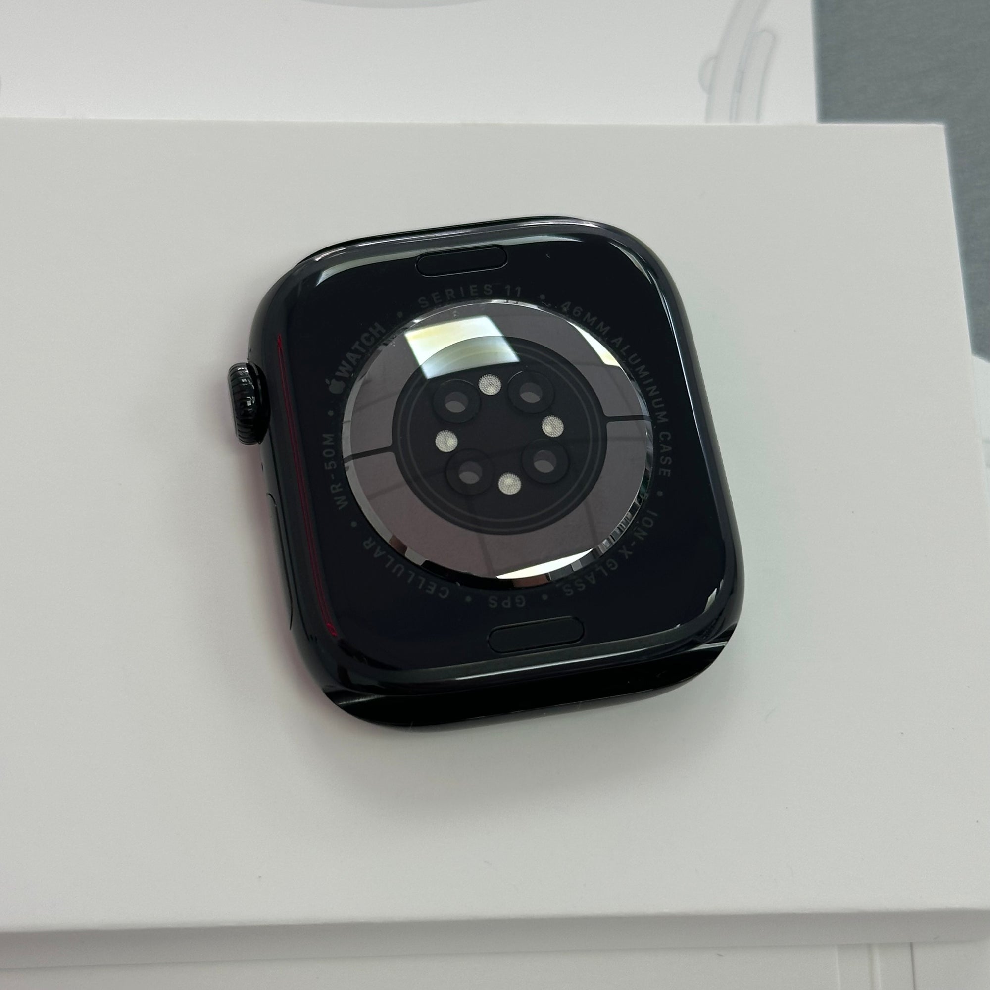 Apple Watch Series 11, 46mm GPS Jet Black Aluminium Black Sports Band