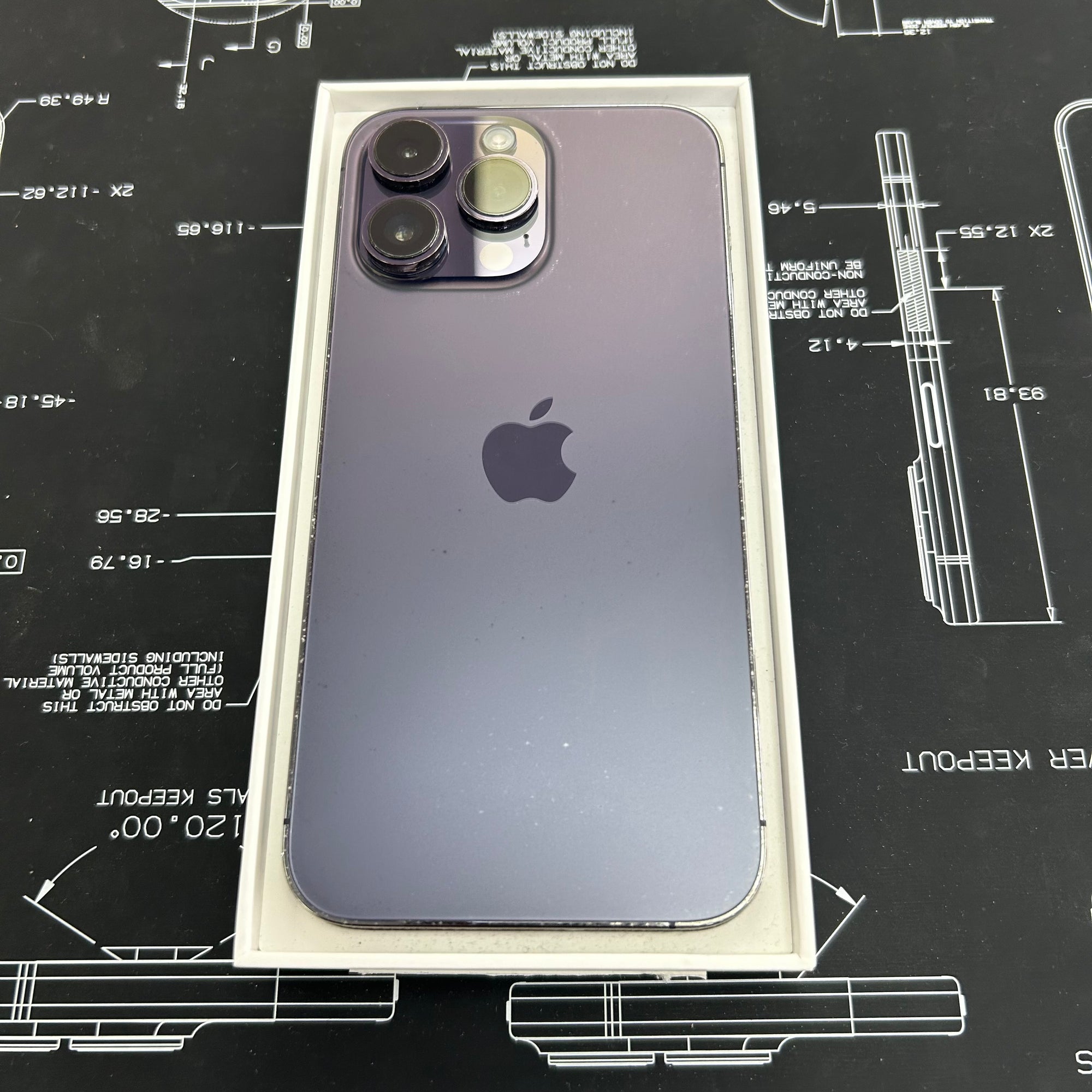 Apple iPhone 14 Pro Max Purple 128GB - 100% Battery Health