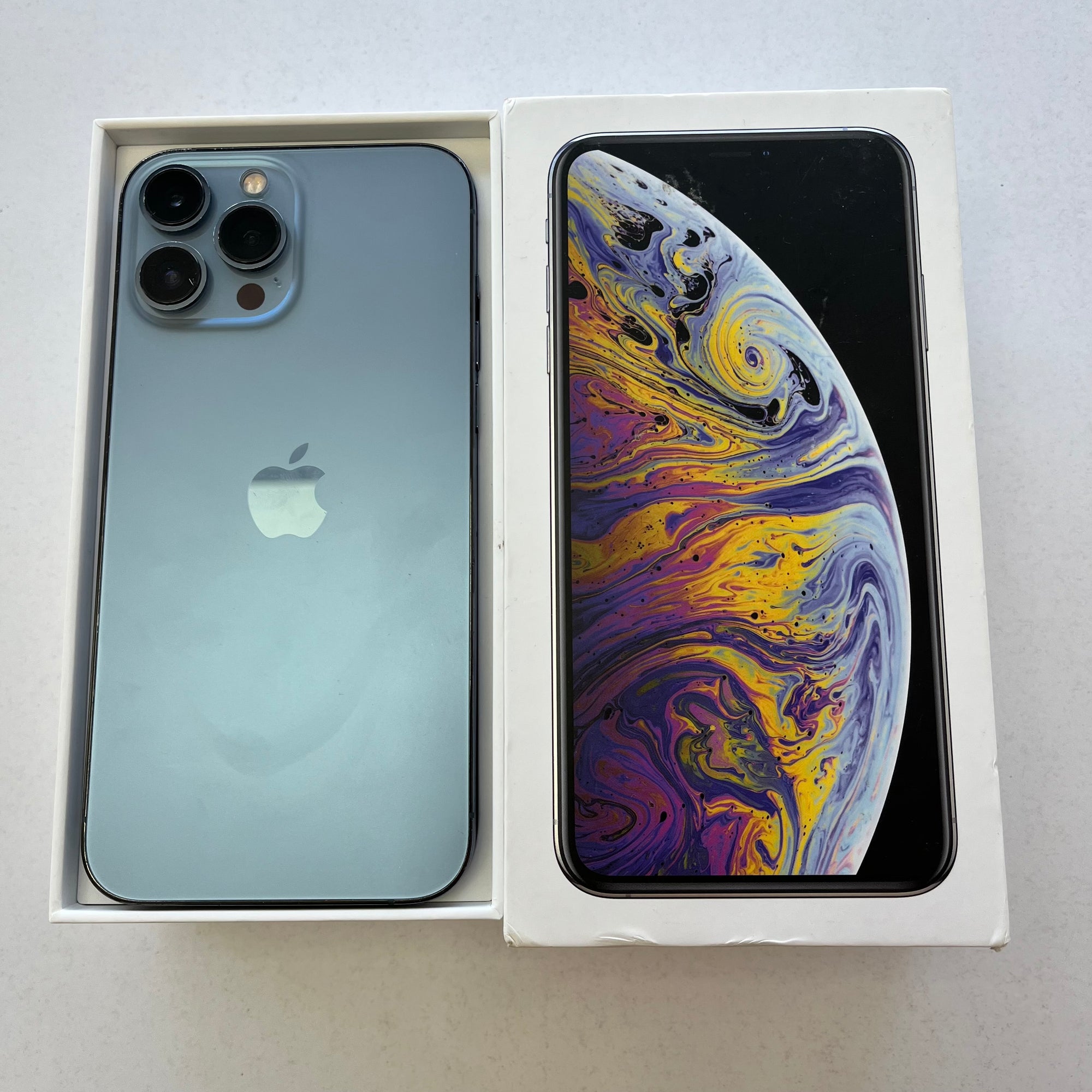 Apple iPhone 13 Pro Max 128GB Sierra Blue - 100% Battery Health