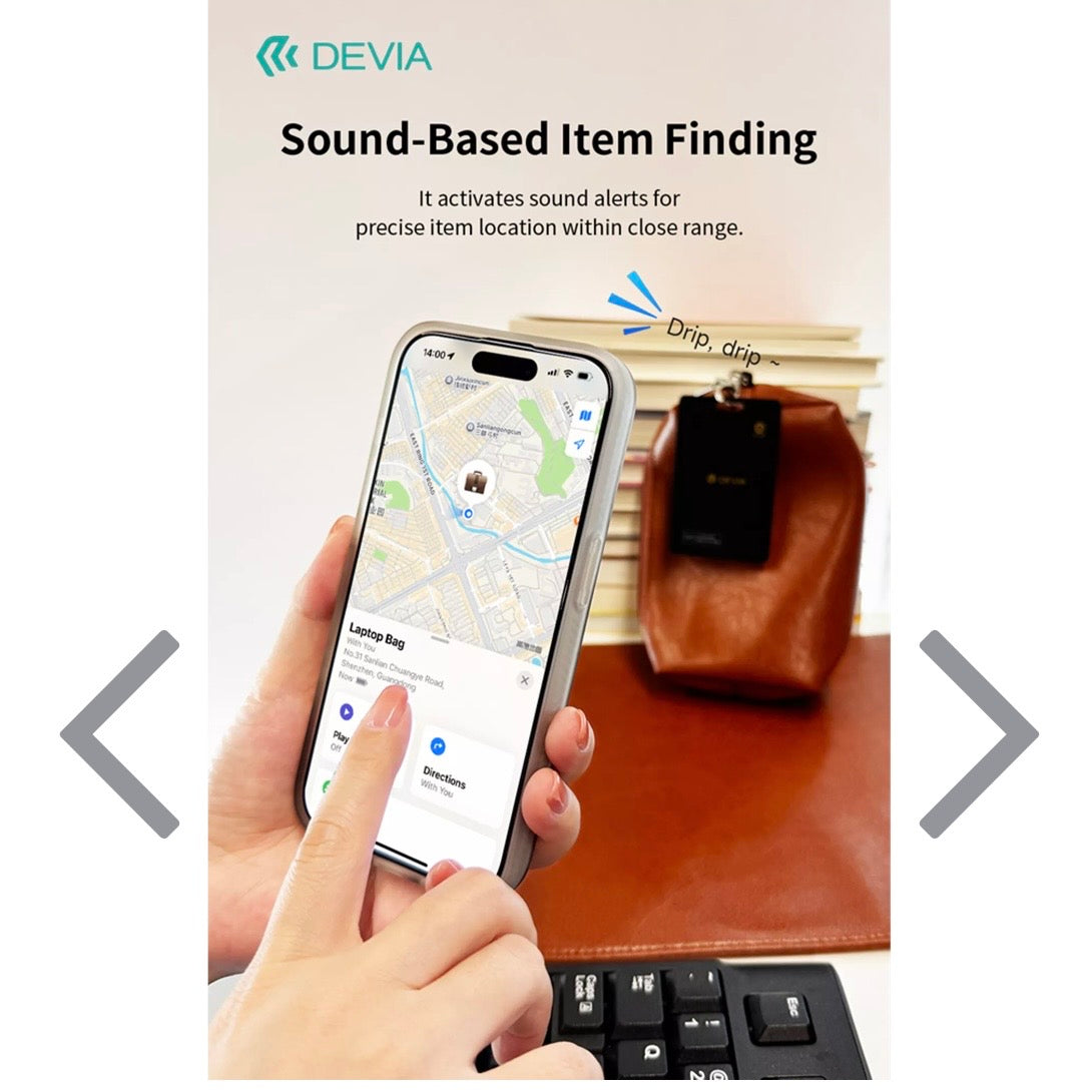 Devia Lite Tag - Card Sized - Anti Loss Tracking Device