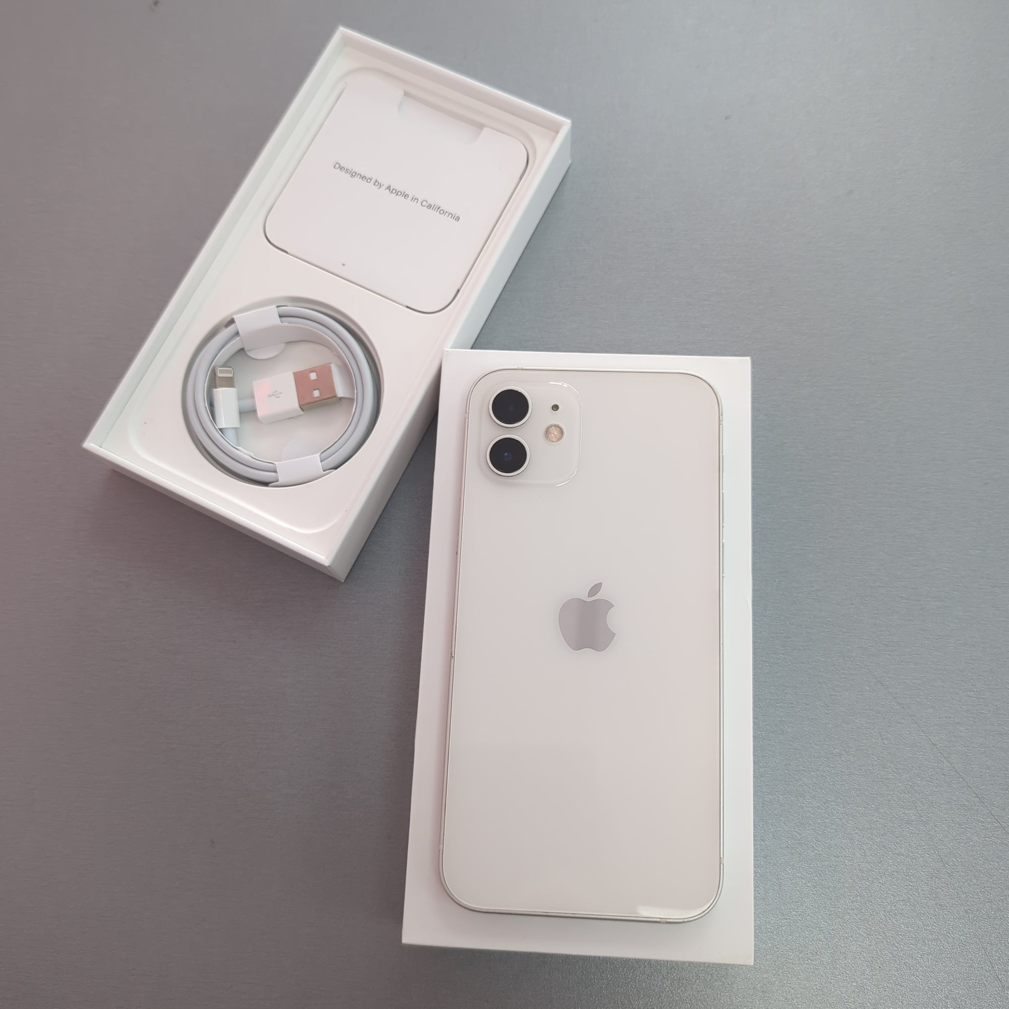 Apple iPhone 12  White - 64GB & 100% Battery Health