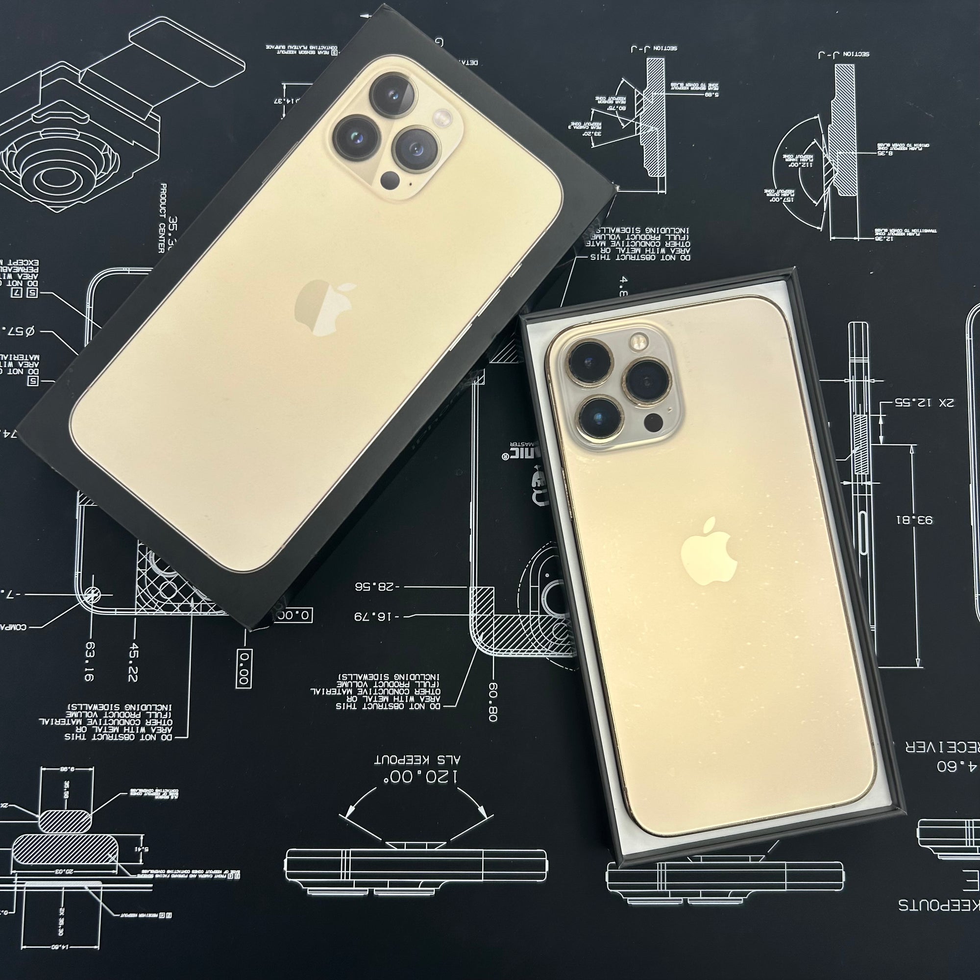 Apple iPhone 13 Pro Max 6.7” 128GB Gold - 100% Battery Health