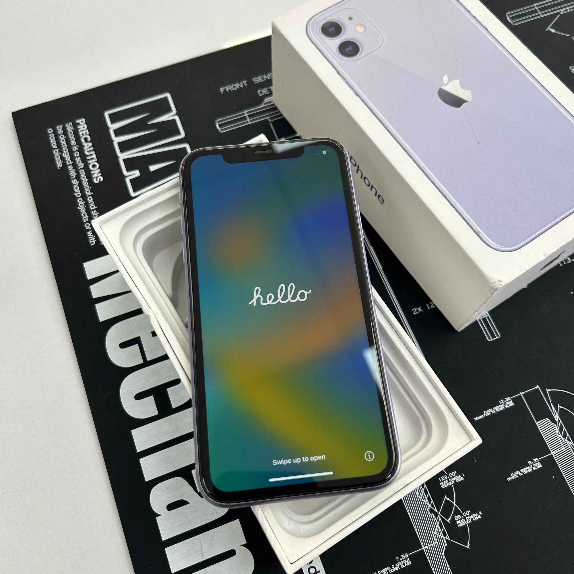 Apple iPhone 11 Purple 64GB 100% Battery Health