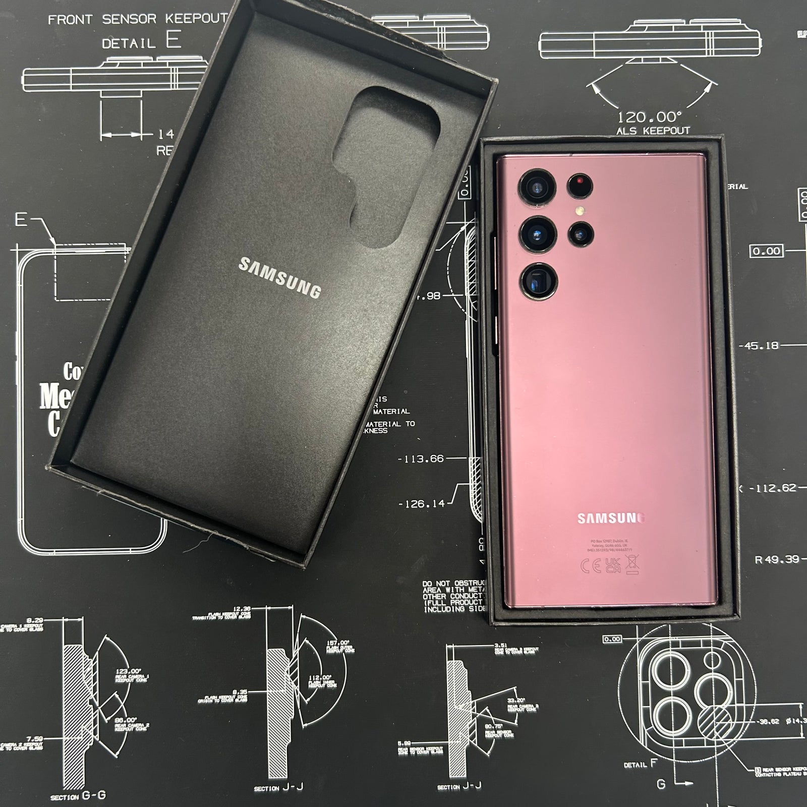 Samsung Galaxy S22 Ultra Burgundy 128GB