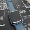 Apple Watch Series 7, 45mm GPS Blue Aluminium Case &amp; Midnight Sports Band