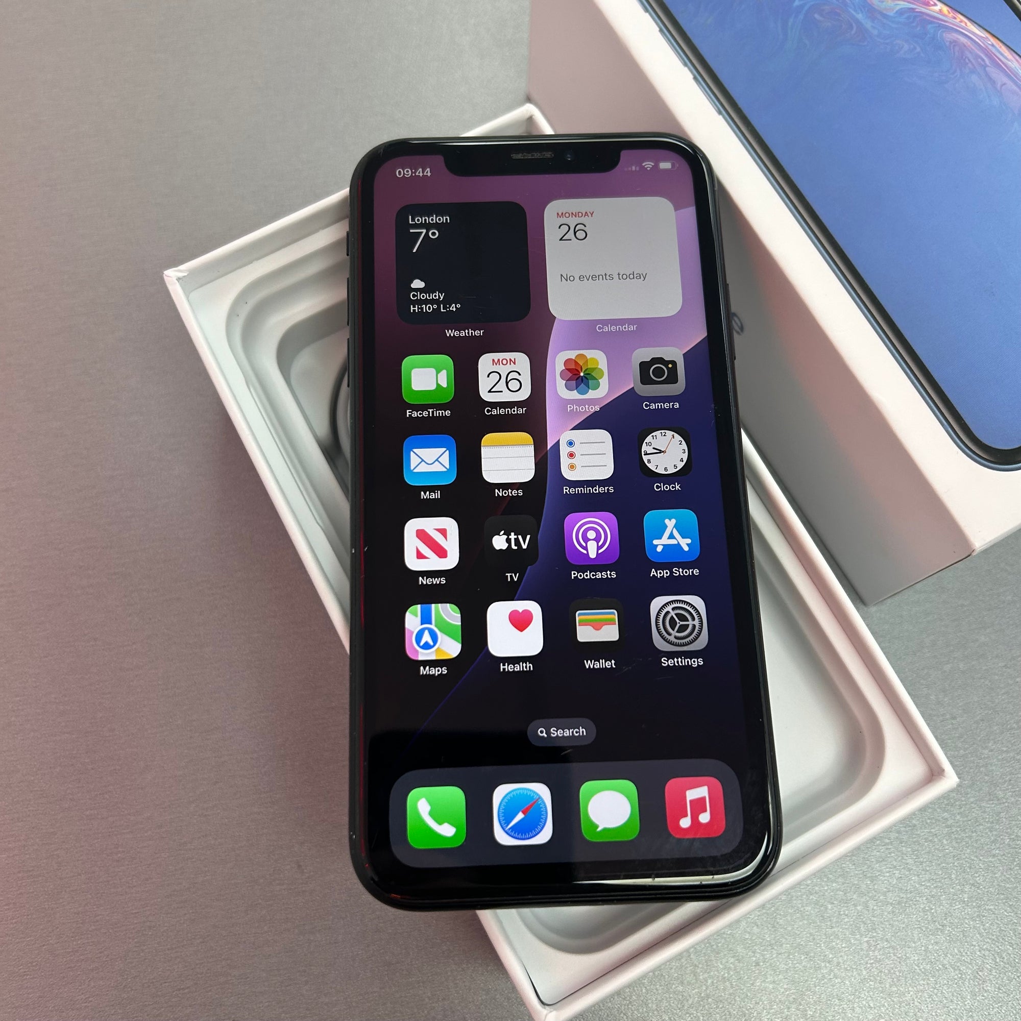 Apple iPhone XR 64GB Black 100% Battery Health