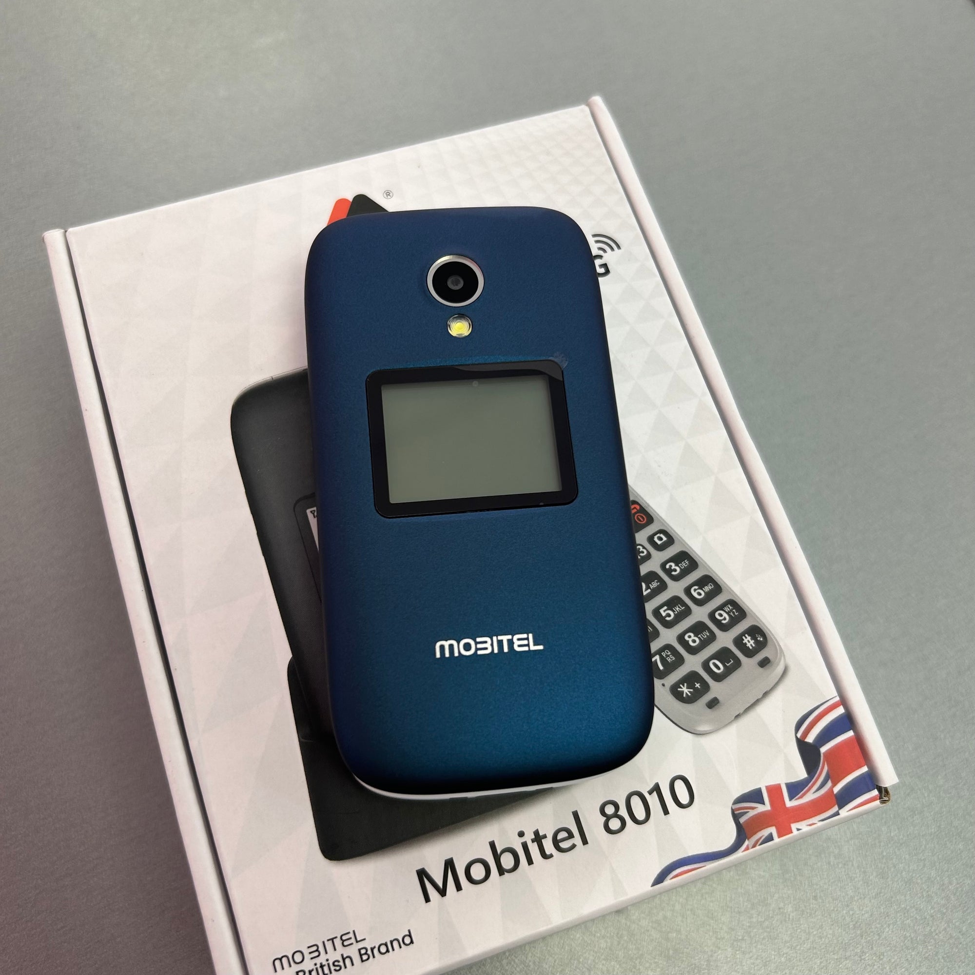 Mobitel 8010 Unlocked Basic Flip Phone for Elderly