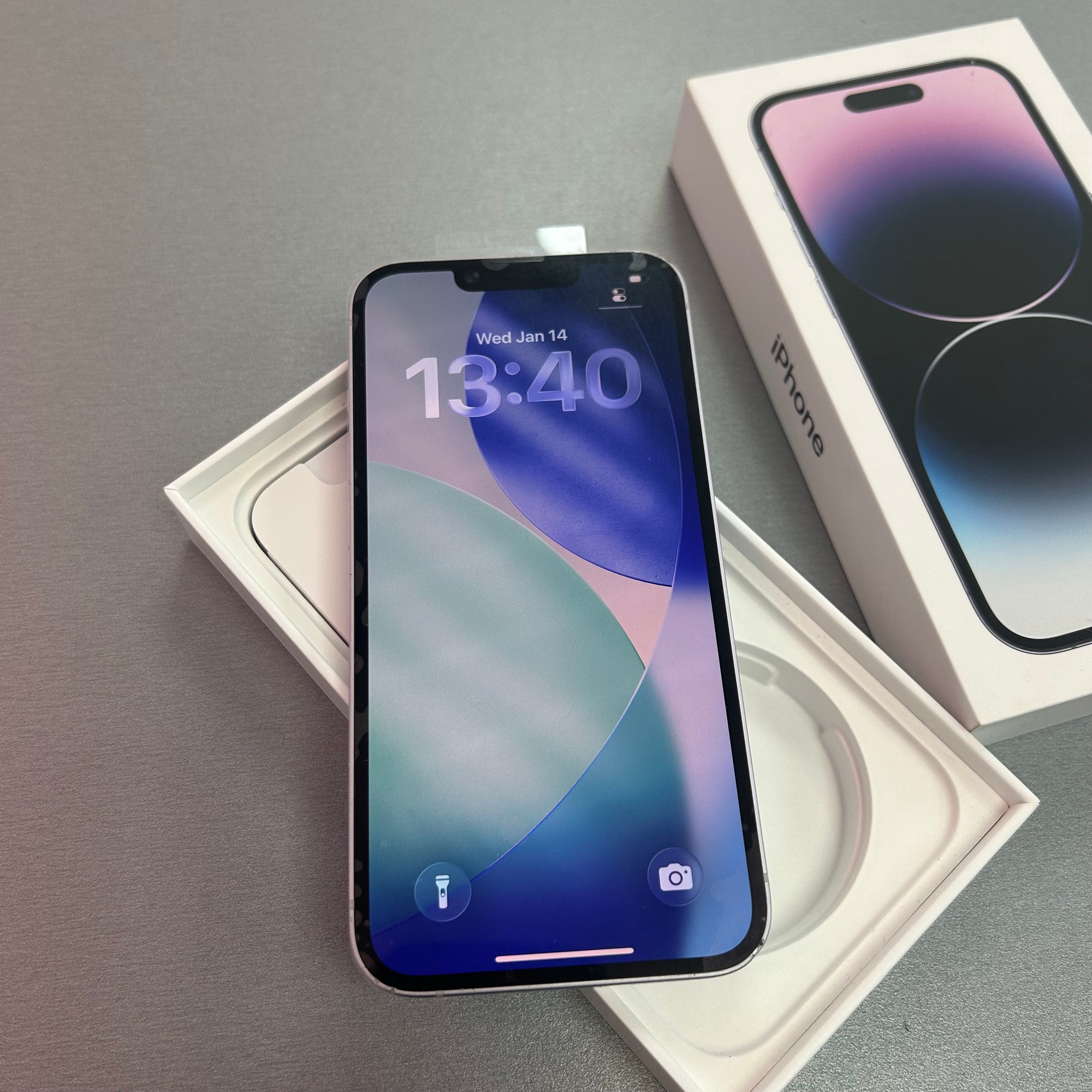 Apple iPhone 14 128GB - Purple &amp; 100% Battery Health