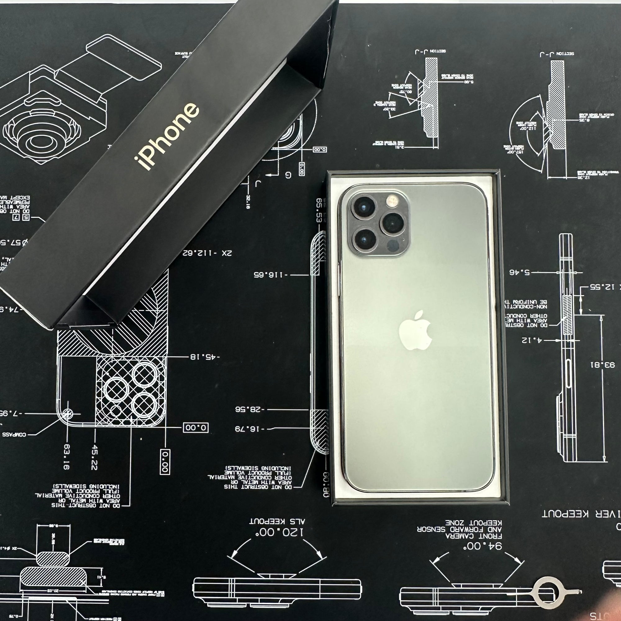 Apple iPhone 12 Pro 128GB Graphite 100% Battery Health