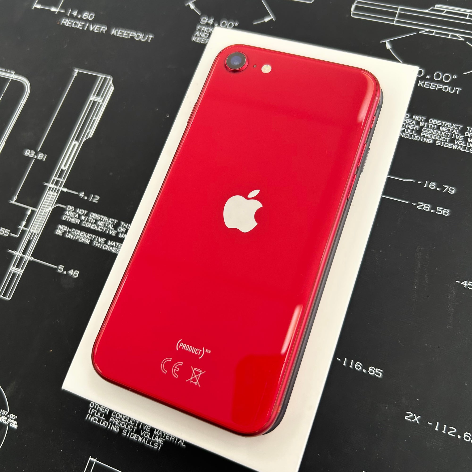 Apple iPhone SE 2020 128GB Red - 100% Battery Health