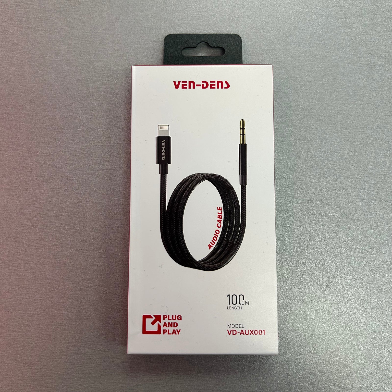 Aux Audio Cable 3.5mm - Lightning Cable (1 Meter)