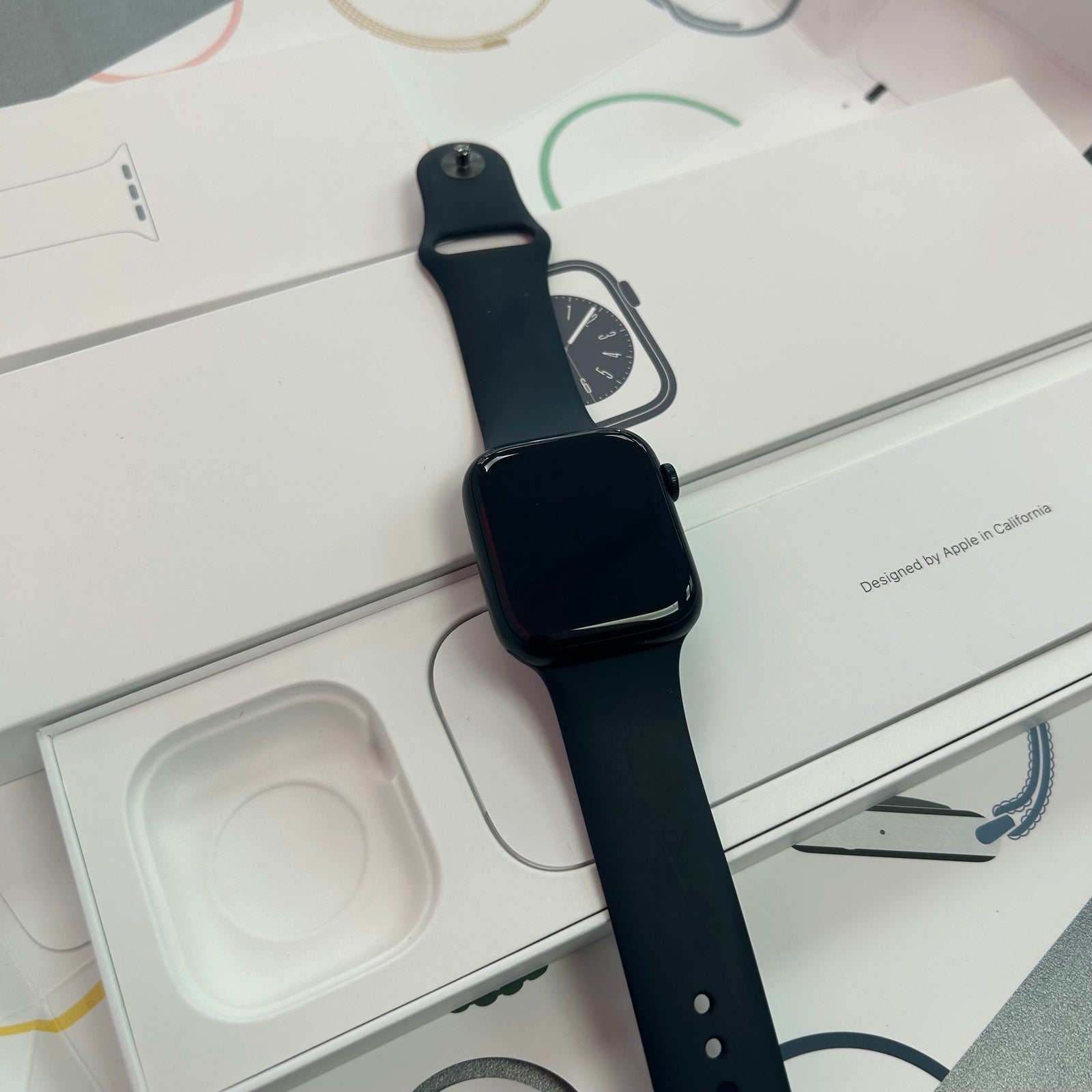 Apple Watch Series 8 45mm Midnight Aluminium Midnight Sports Band GPS