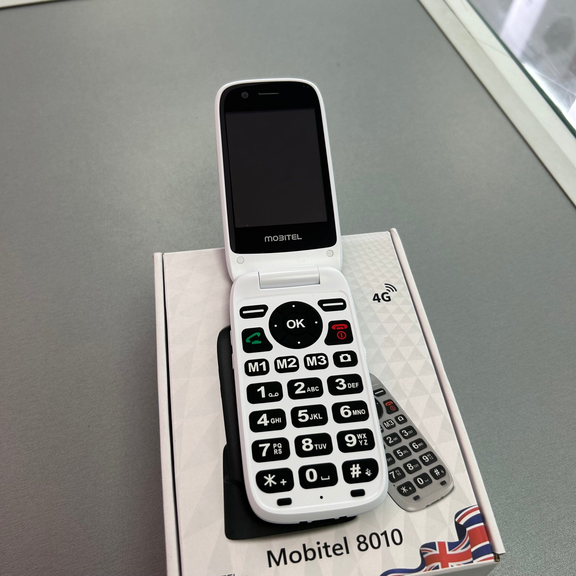 Mobitel 8010 Unlocked Basic Flip Phone for Elderly
