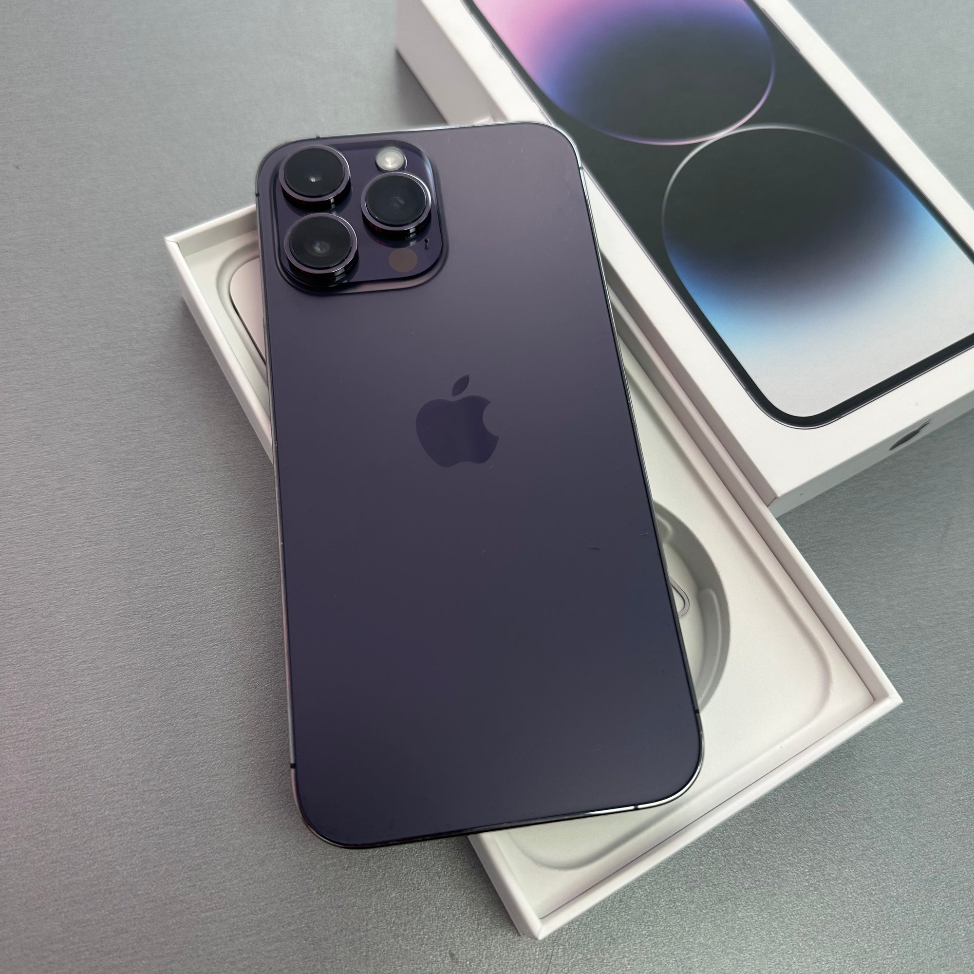 Apple iPhone 14 Pro Max Deep Purple 128GB - 100% Battery Health