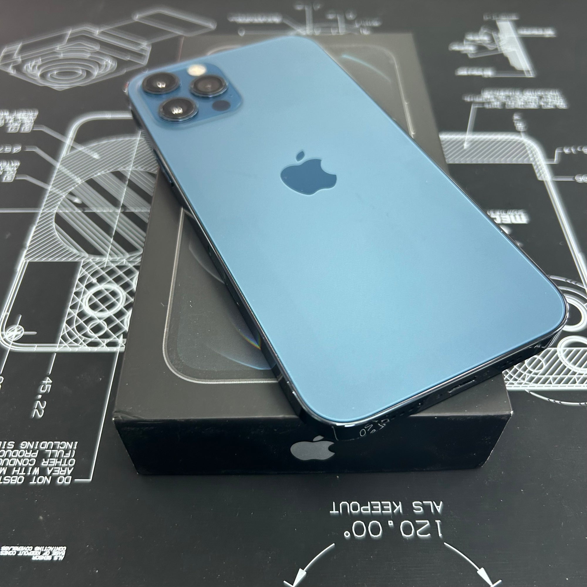 Apple iPhone 12 Pro 256GB Pacific Blue - 100% Battery Health