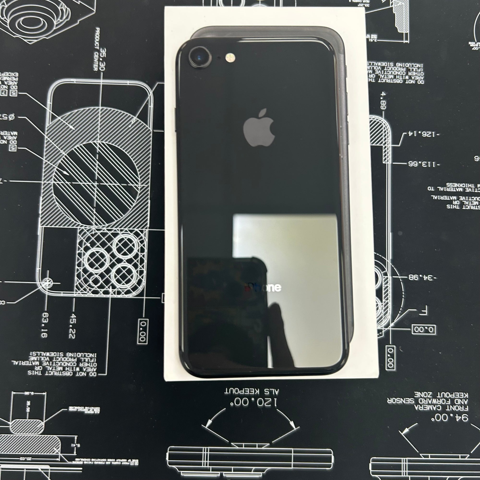 Apple iPhone 8 Black 64GB - 100% Battery Health