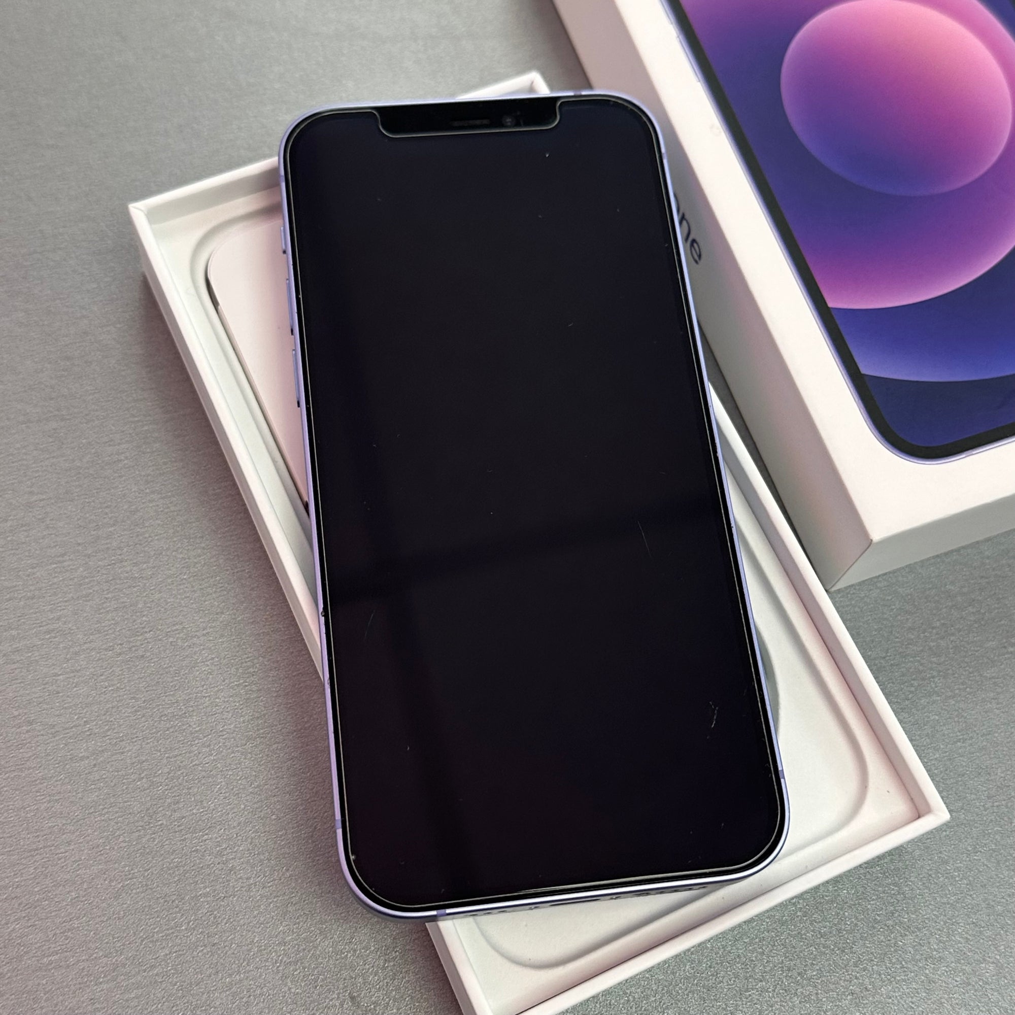 Apple iPhone 12 64GB Purple - 100% Battery Health