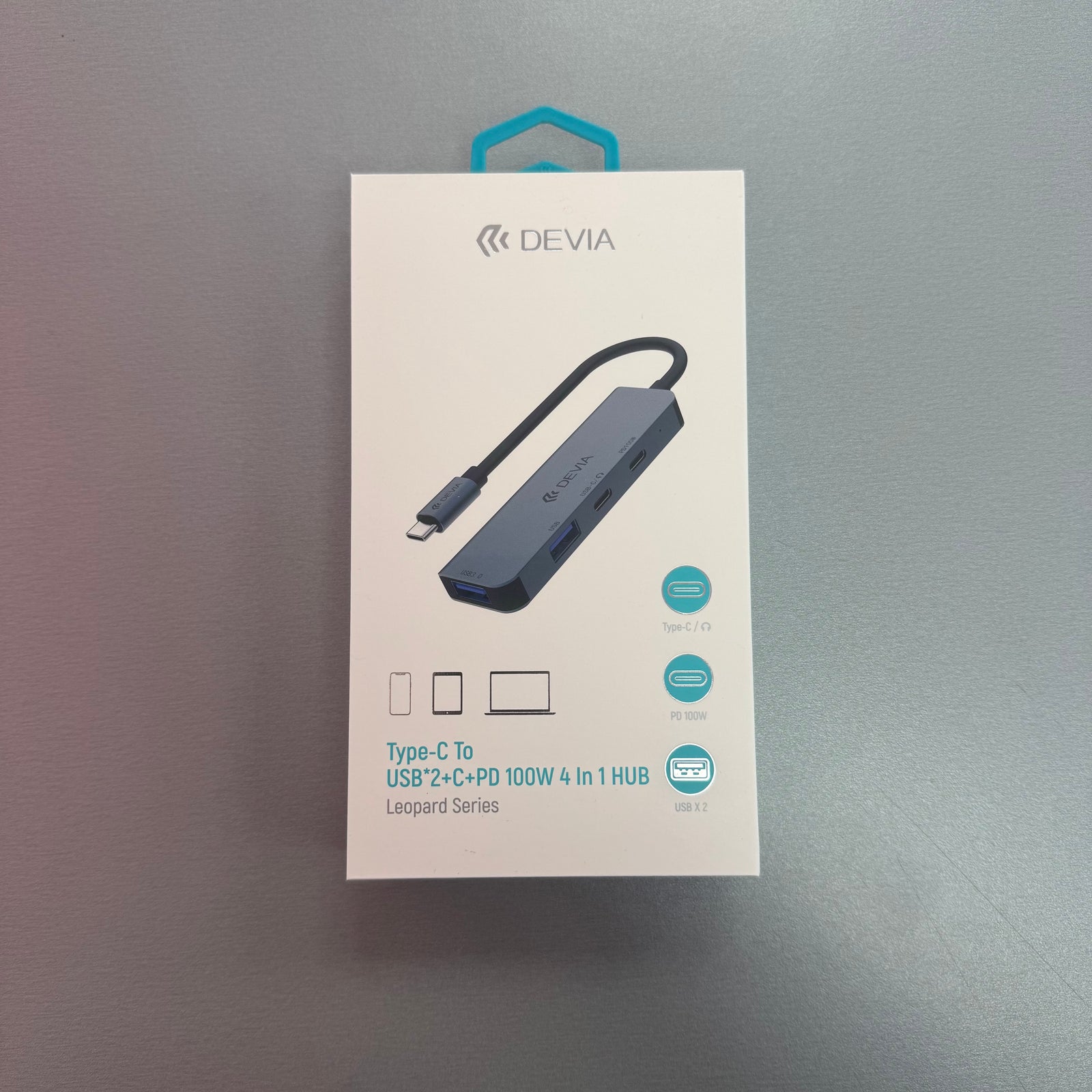 Devia 4in1 HUB Multifunction Adapter