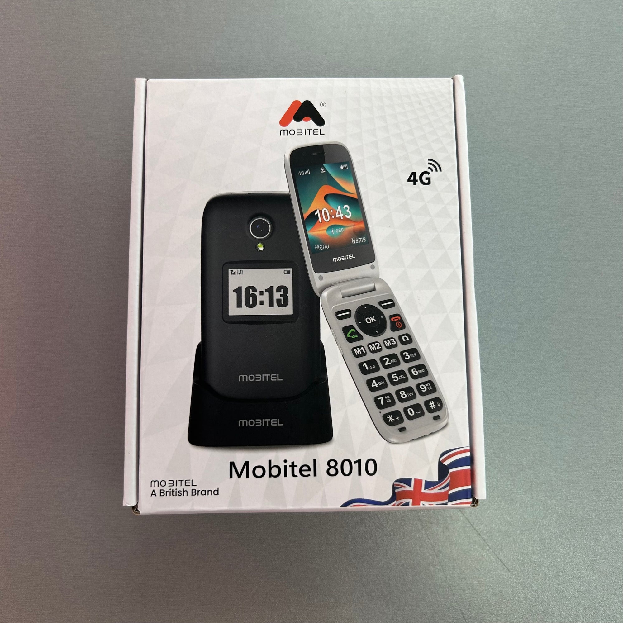 Mobitel 8010 Unlocked Basic Flip Phone for Elderly