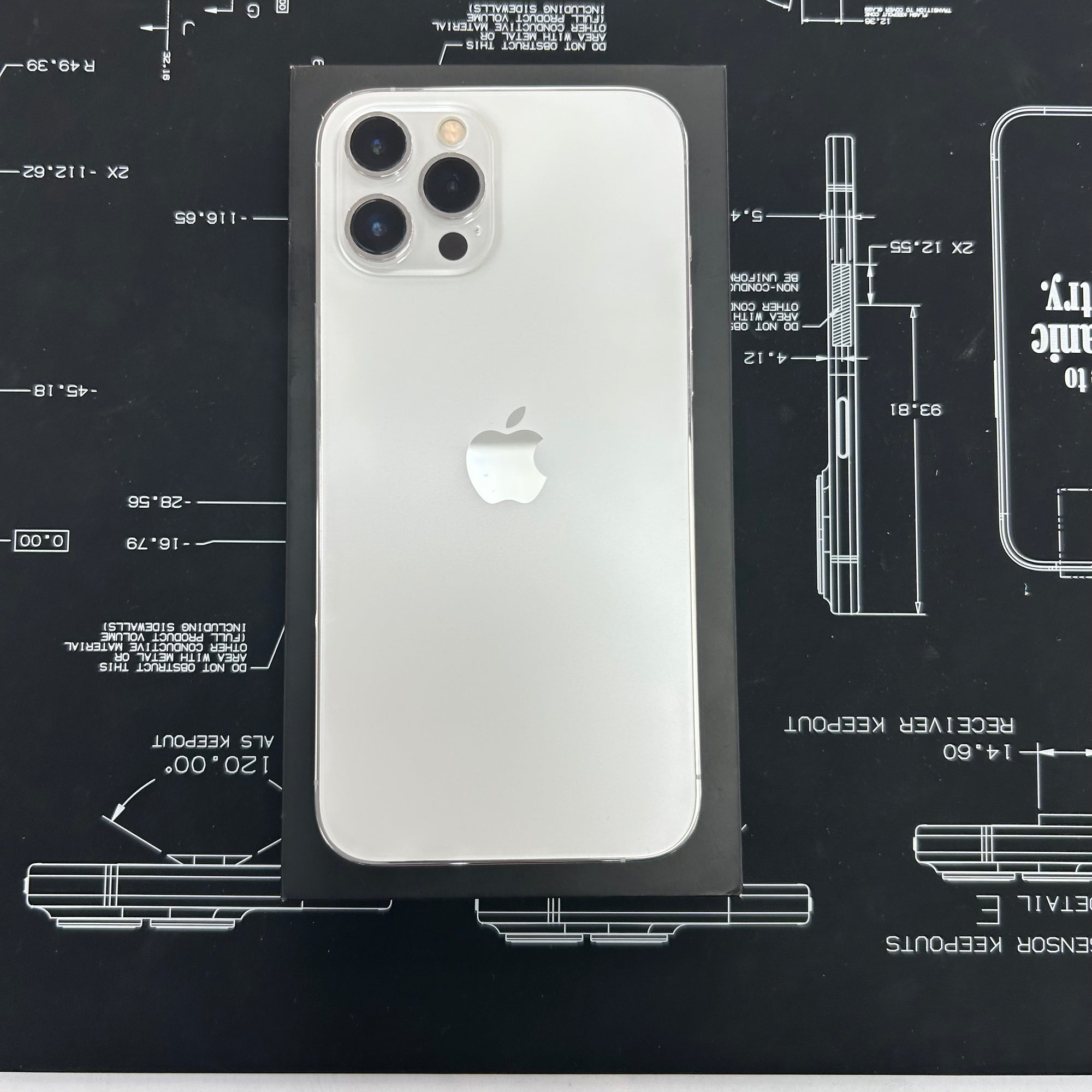 Apple iPhone 12 Pro Max 256GB Silver 100% Battery Health