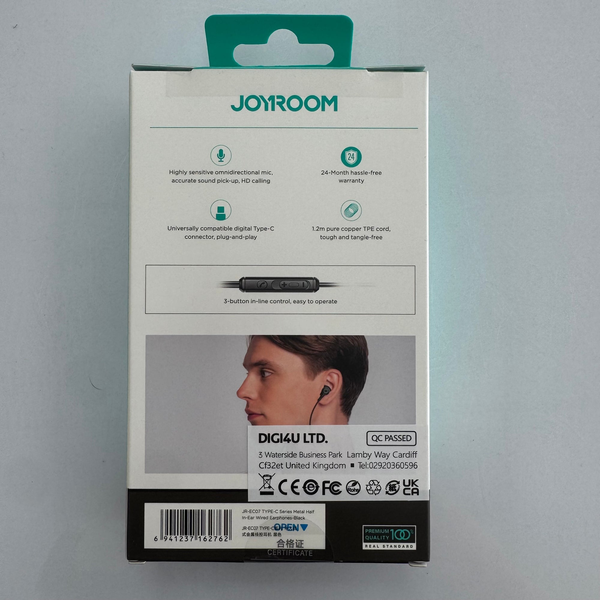 Type-C Earphones With Remote And Mic