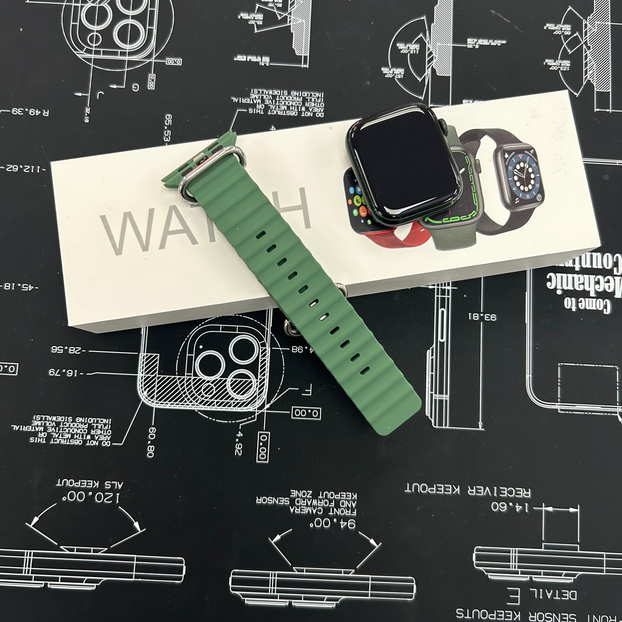 Apple Watch Series 7, 45mm Wi-Fi+Cellular Green