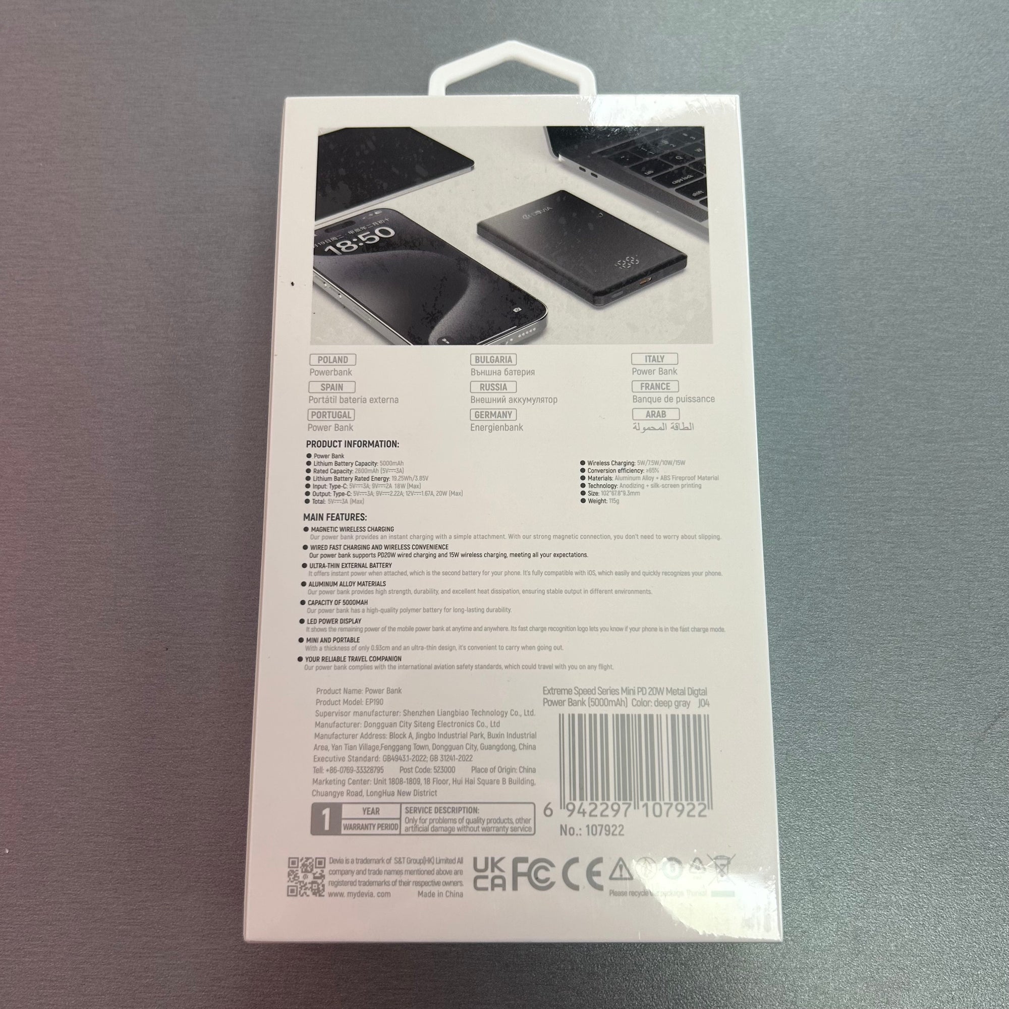 Joyroom Mini PD 20W Magnetic Power Bank - 5,000mAh MagSafe