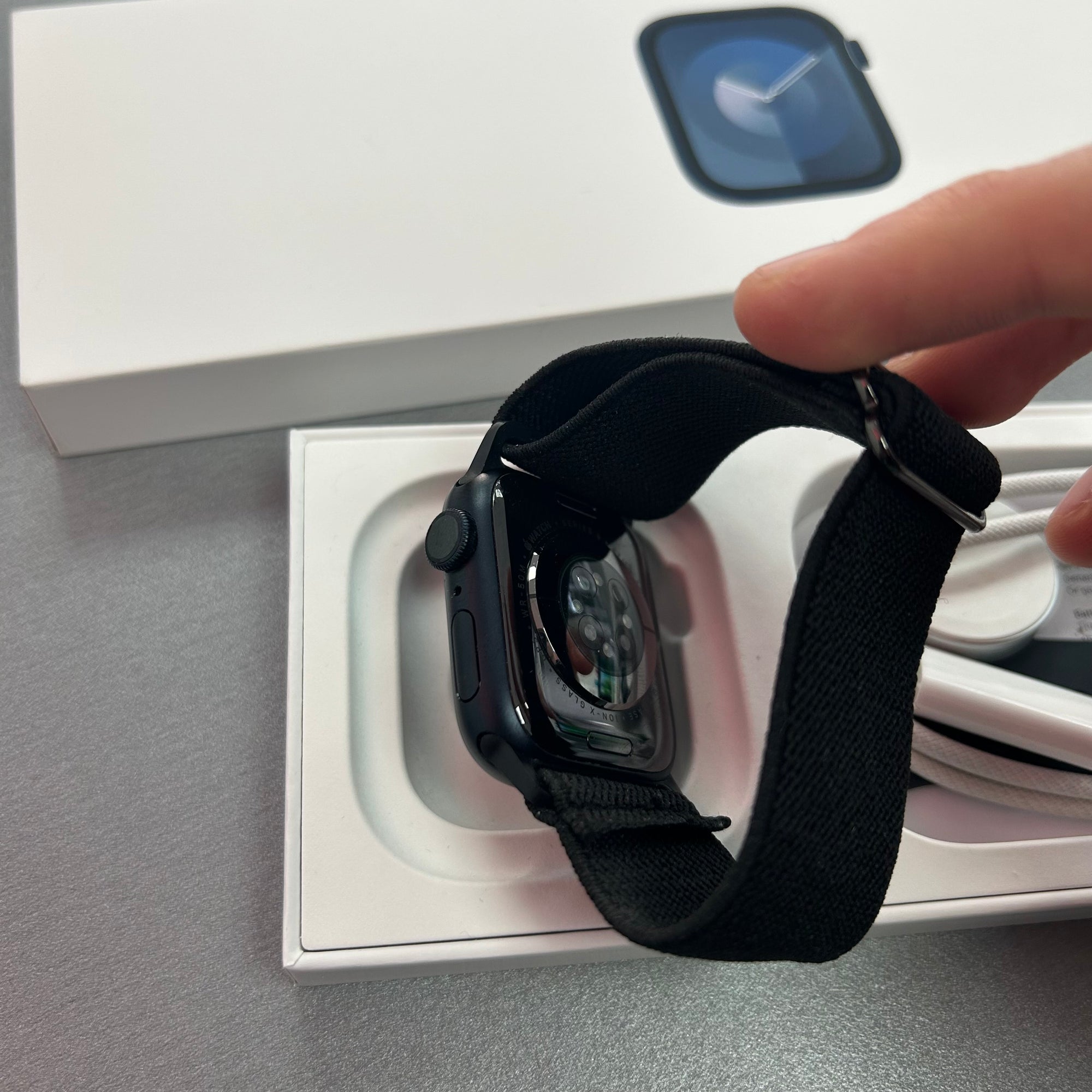 Apple Watch Series 9 Midnight Aluminium &amp; Sports Band 41MM GPS Only