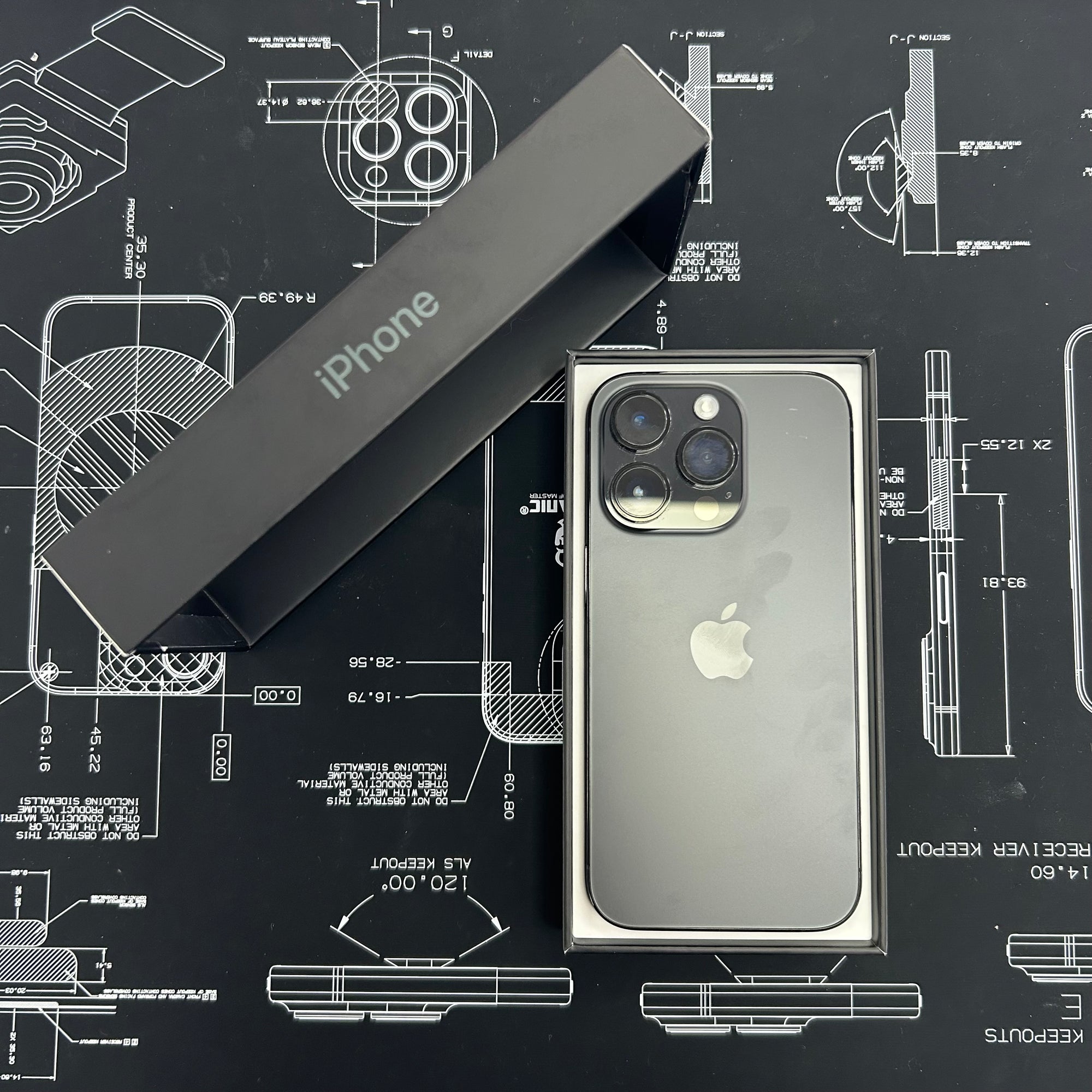 Apple iPhone 14 Pro - Black 128GB &amp; 100% Battery Health