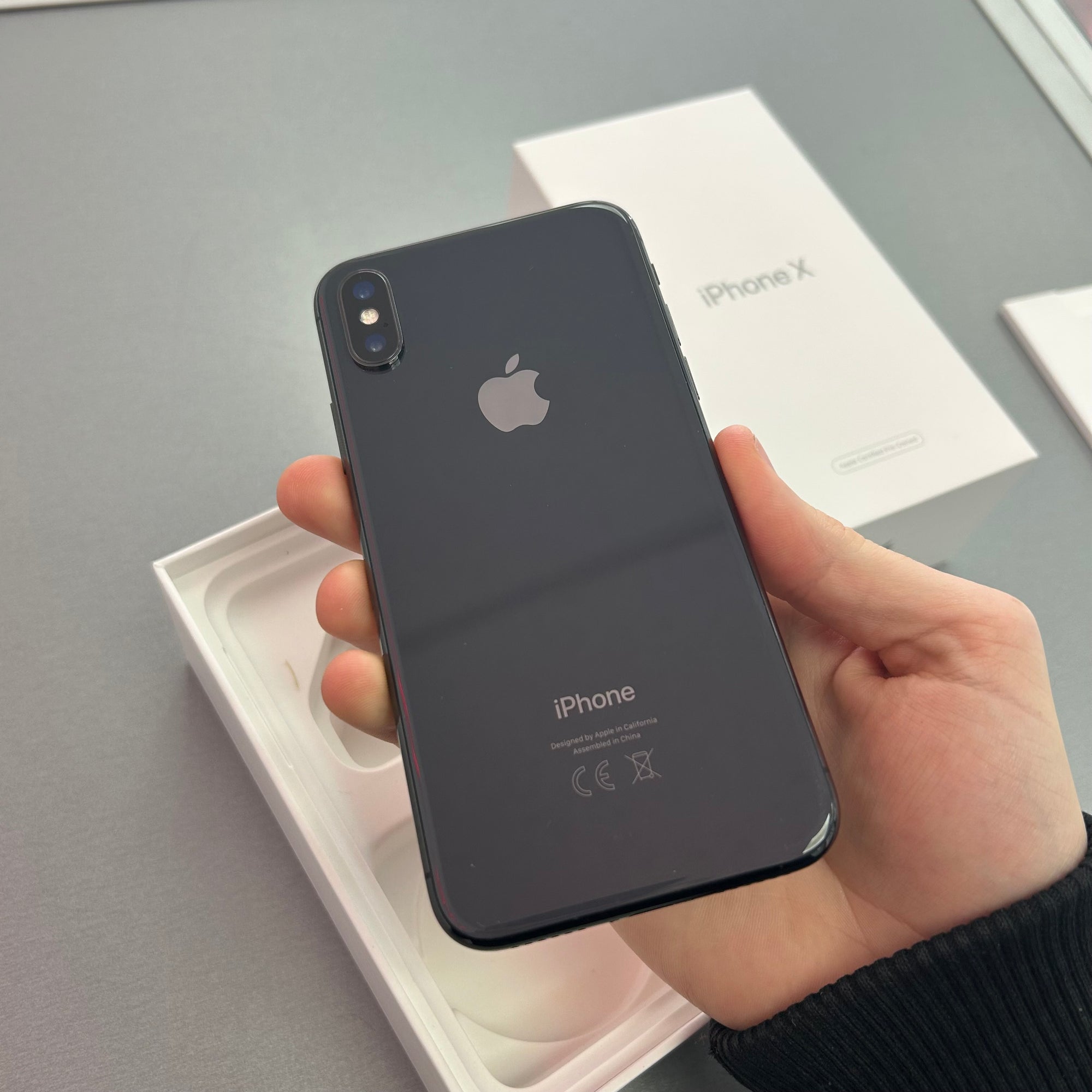 Apple iPhone X Space Grey 256GB - 100% Battery Health