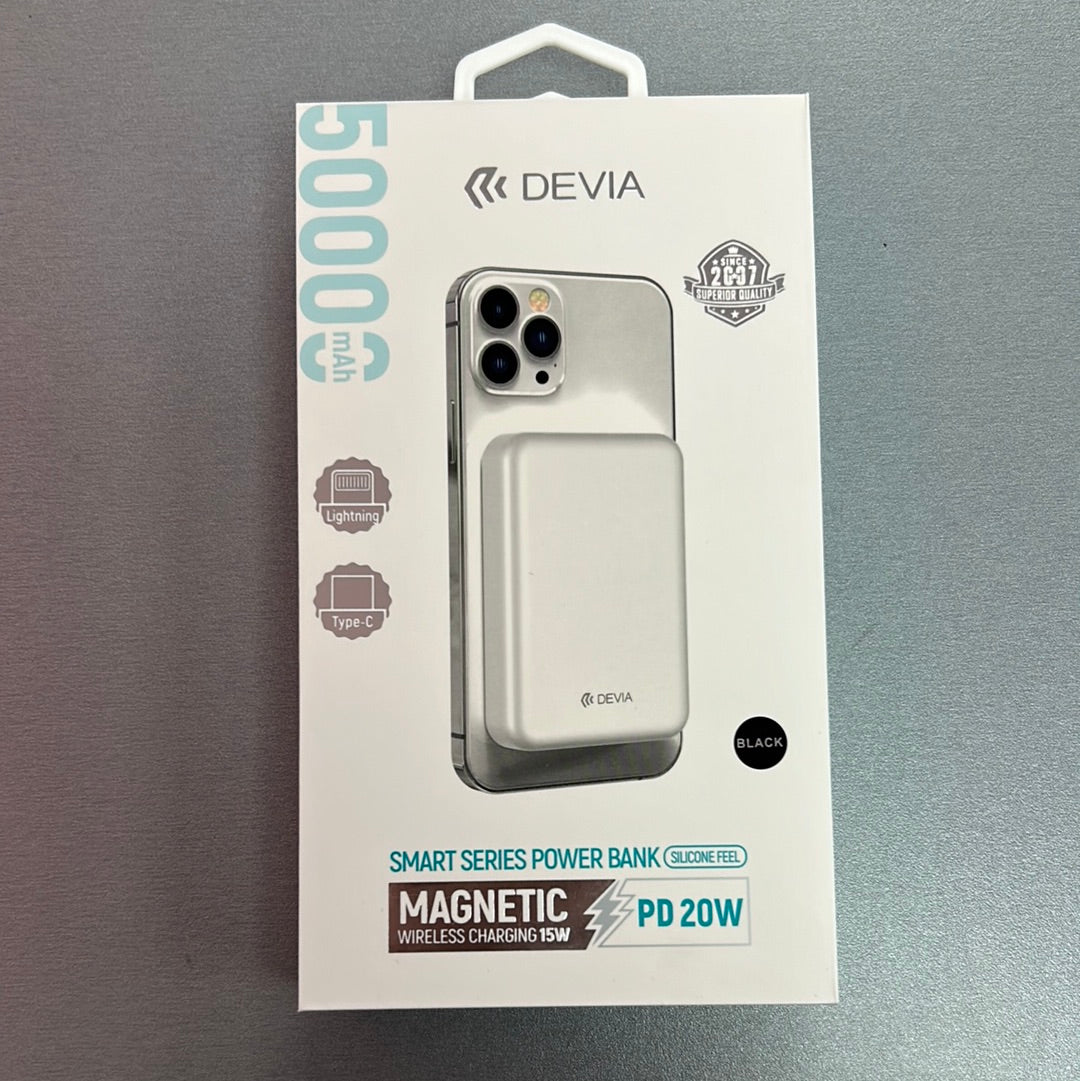 Devia 20W (Silicone feel) Magnetic Power Bank - 5,000mAh MagSafe
