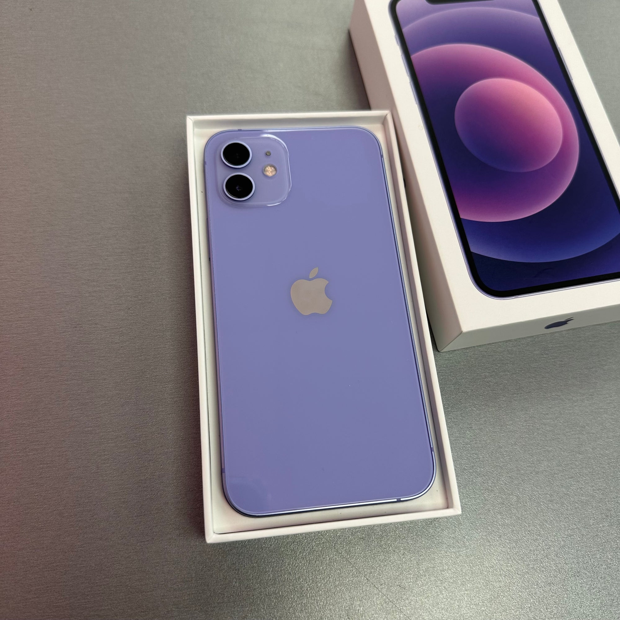 Apple iPhone 12 64GB Purple - 100% Battery Health