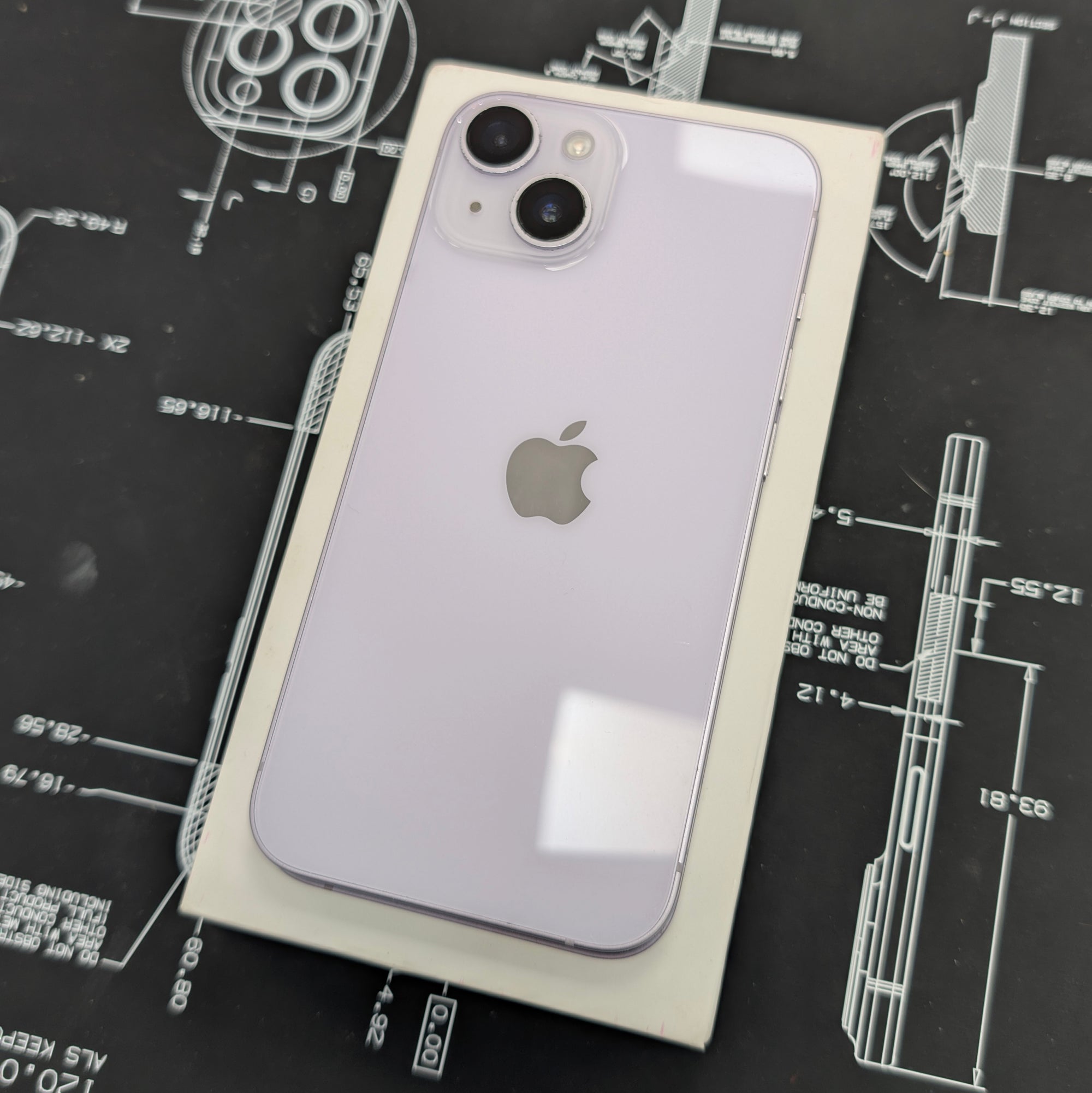 Apple iPhone 14 128GB Purple 100% Batt Health