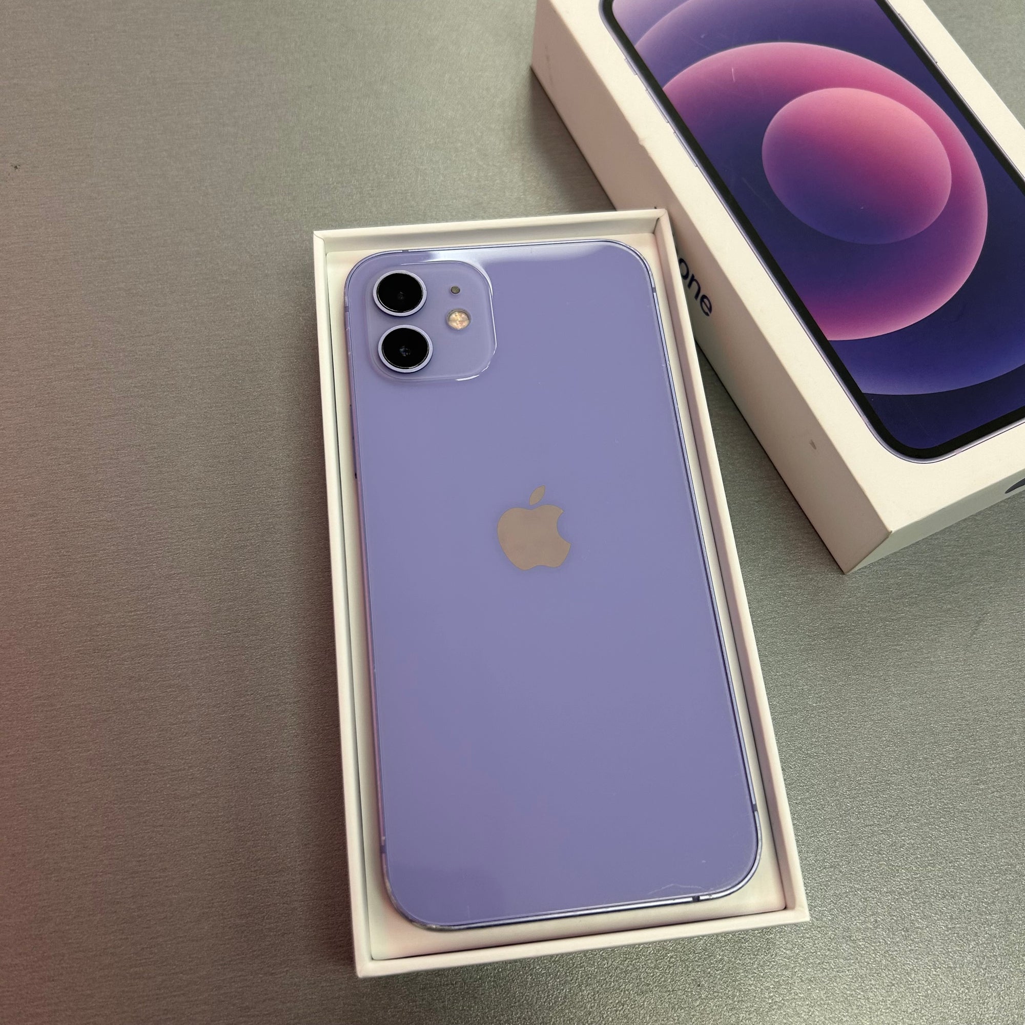 Apple iPhone 12 64GB Purple 100% Battery Health