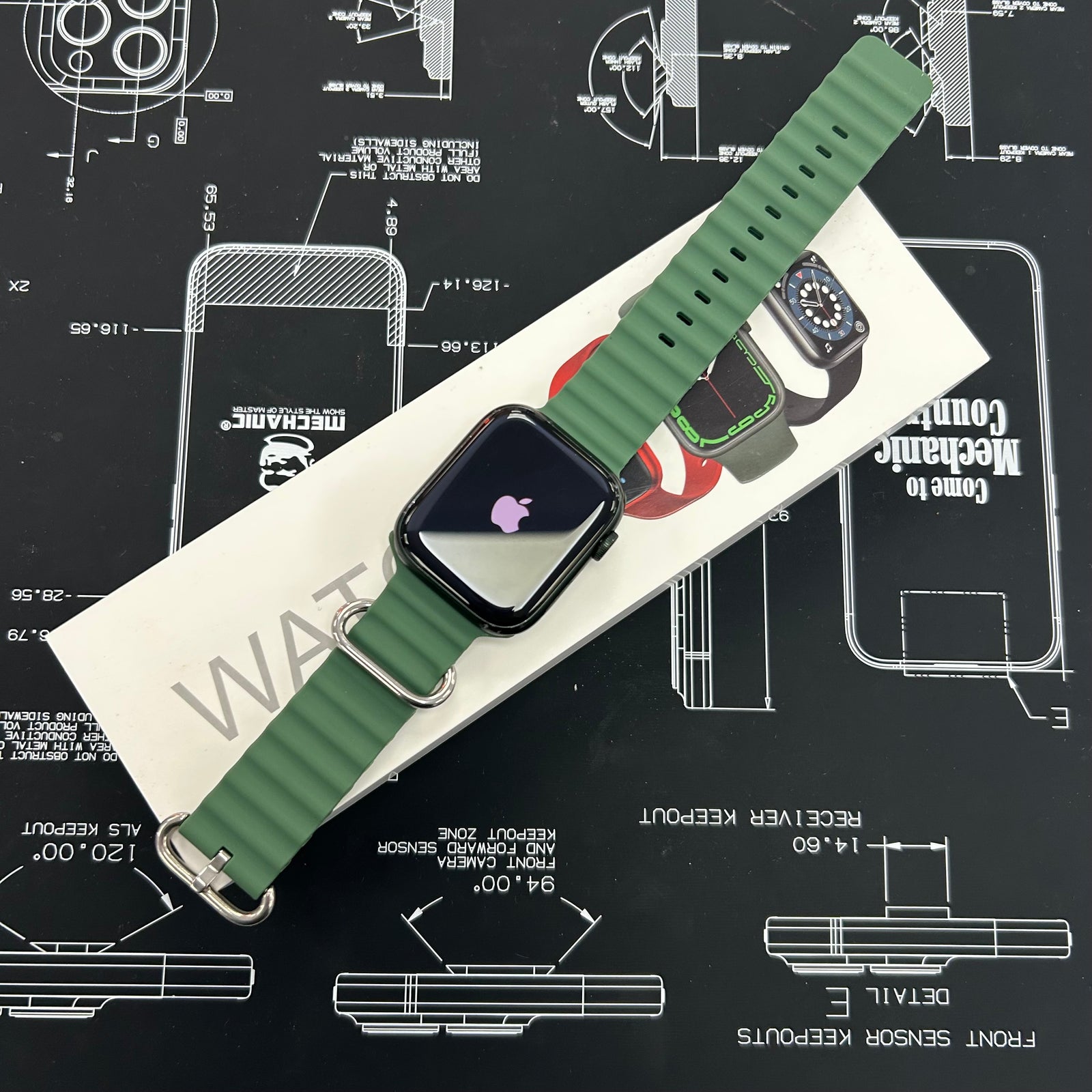 Apple Watch Series 7, 45mm Wi-Fi+Cellular Green