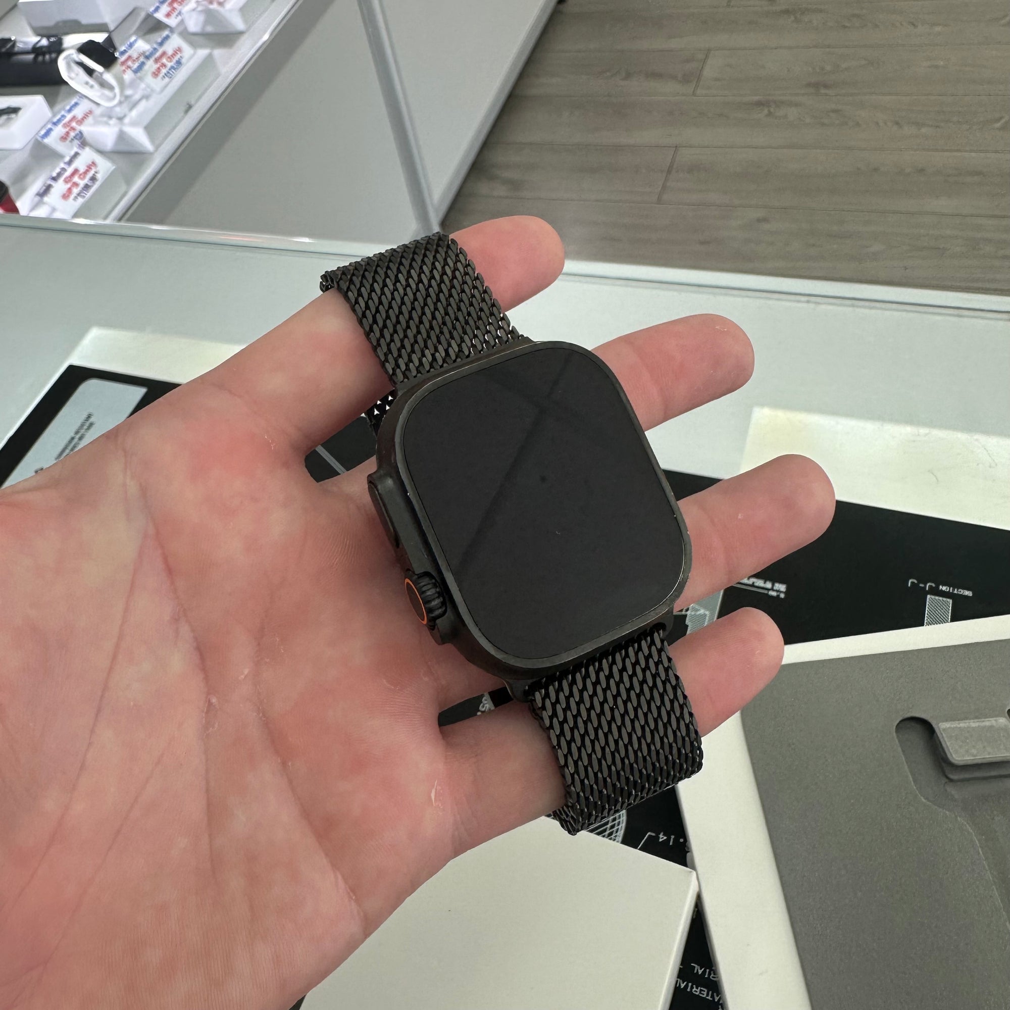 Apple Watch Ultra 2, 49mm GPS and Cellular - Titanium Case &amp; Milanese Strap 100% Battery Health