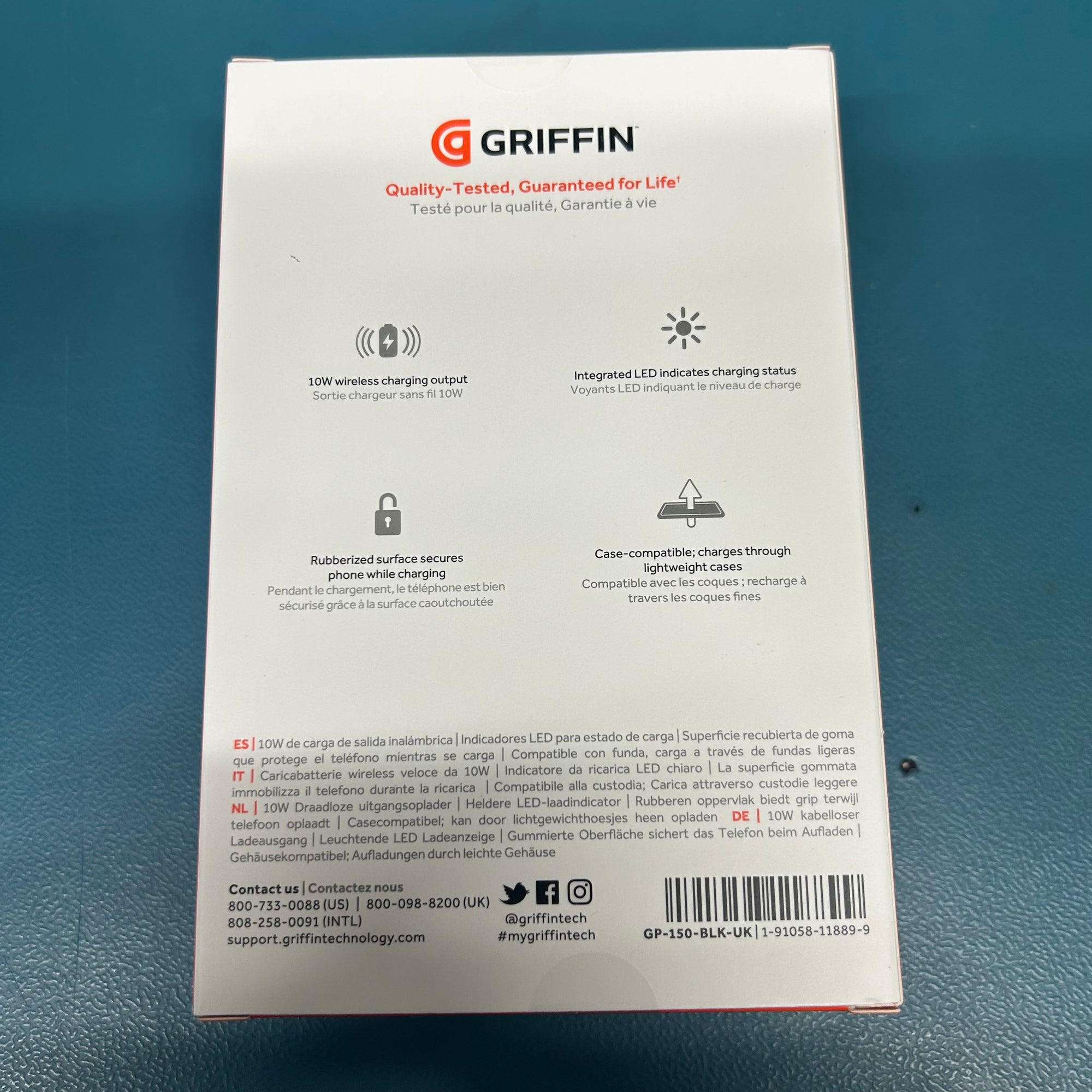 Griffin Wireless Charging Pad and Plug