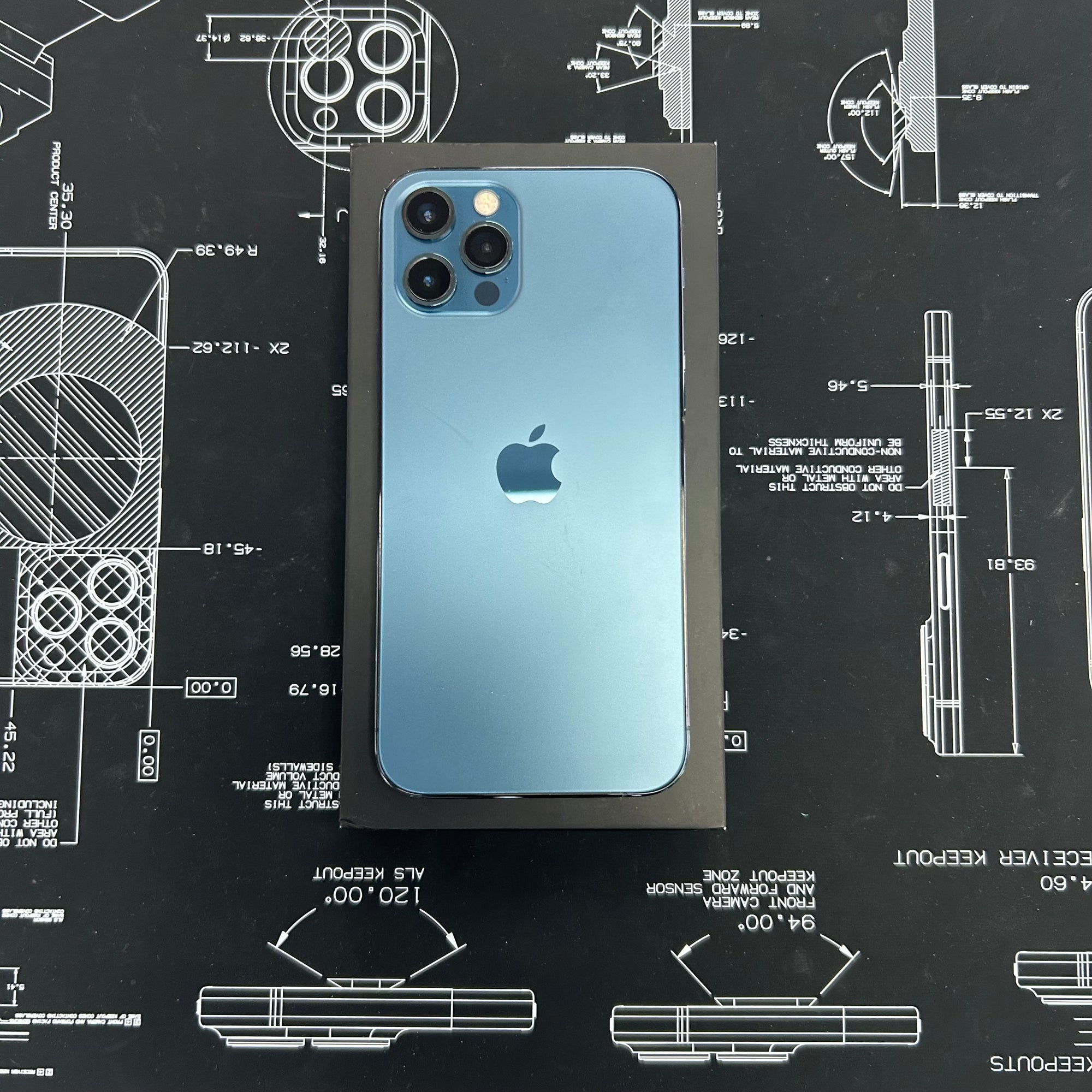 Apple iPhone 12 Pro 256GB Pacific Blue - 100% Battery Health