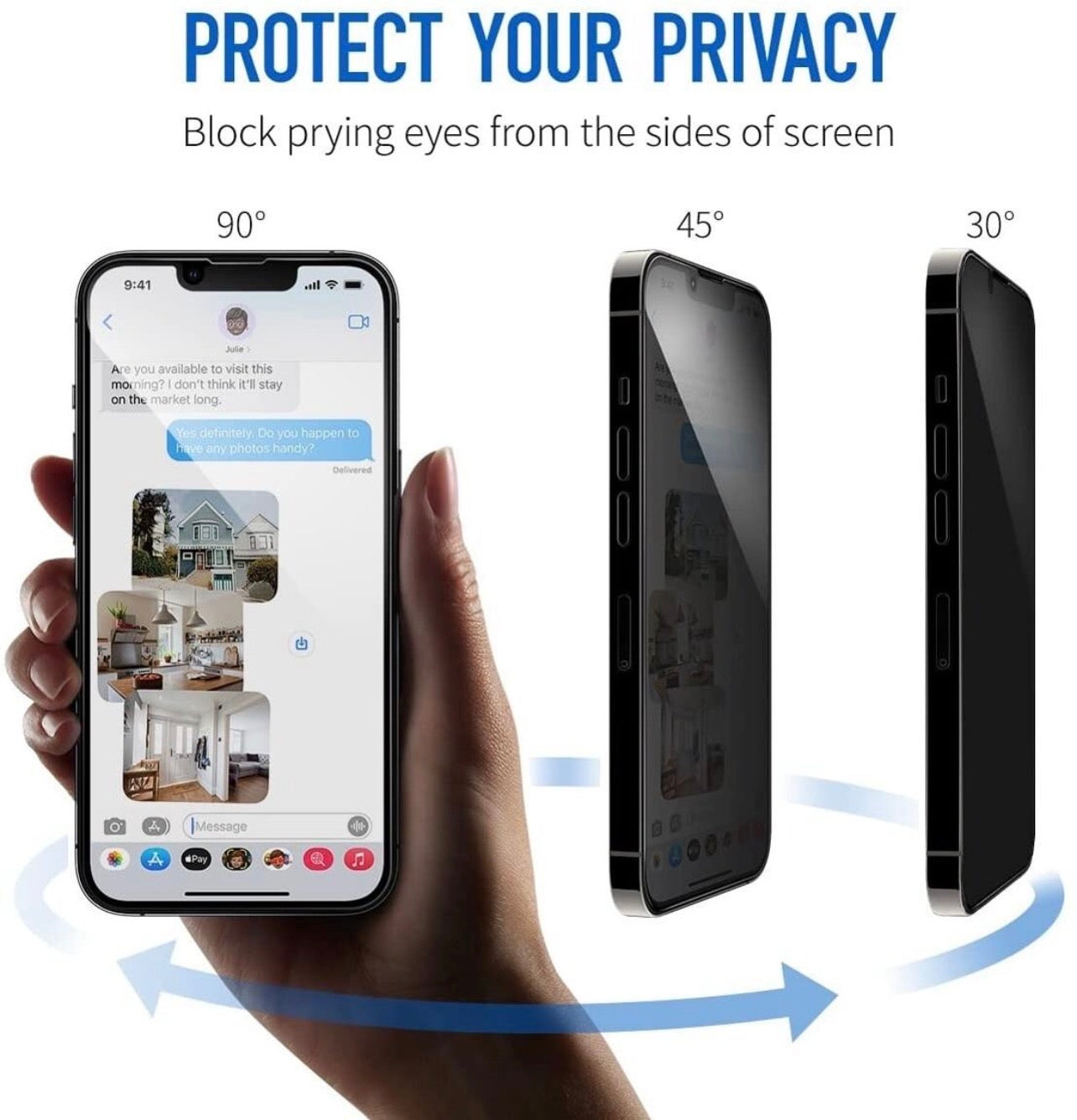 Apple iPhone Privacy Glass Screen Protector
