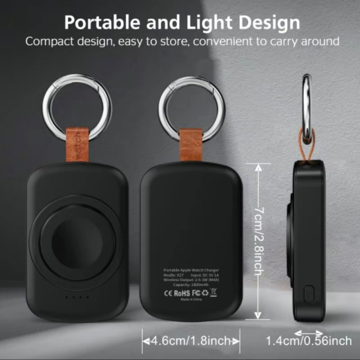 Apple Watch Portable Magnetic Power Bank Charger