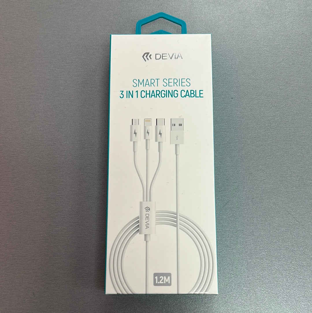 Devia 3 in 1 Charging Cable