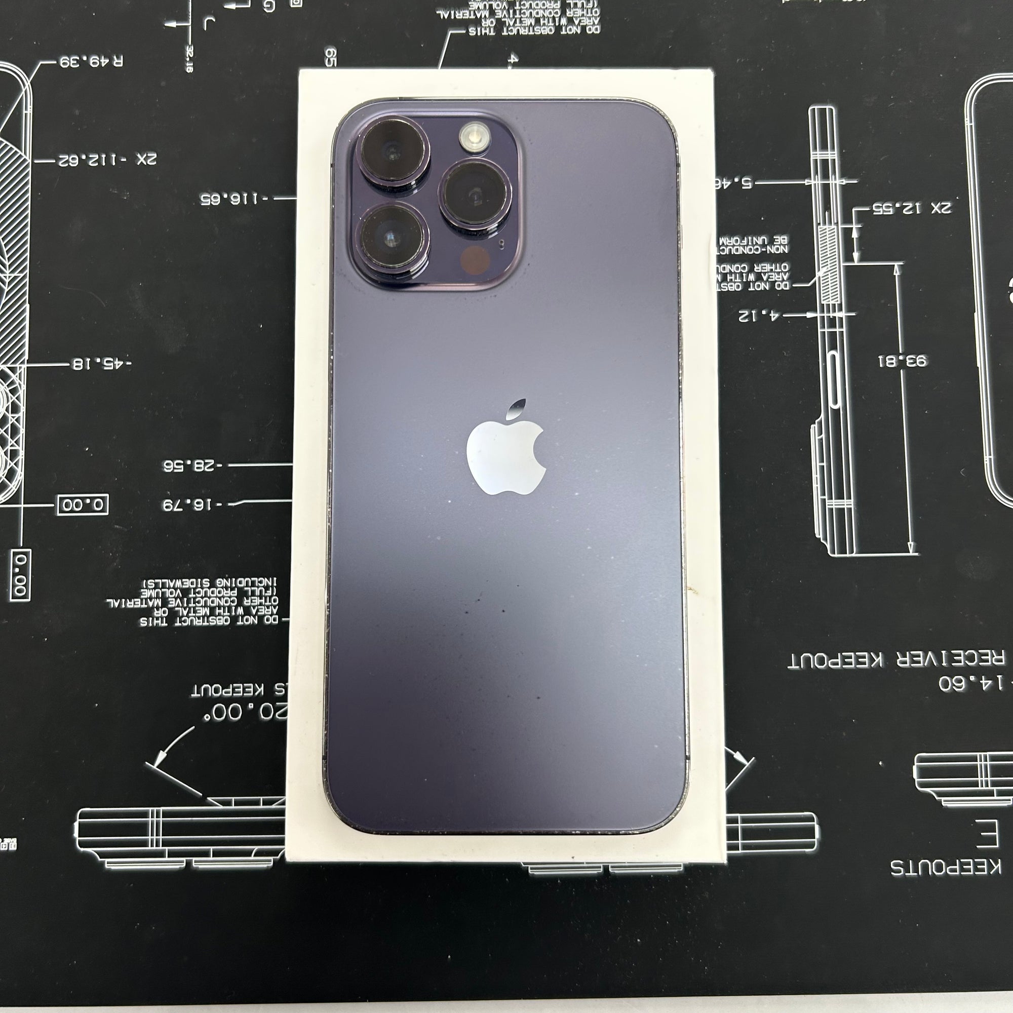 Apple iPhone 14 Pro Max Purple 128GB - 100% Battery Health