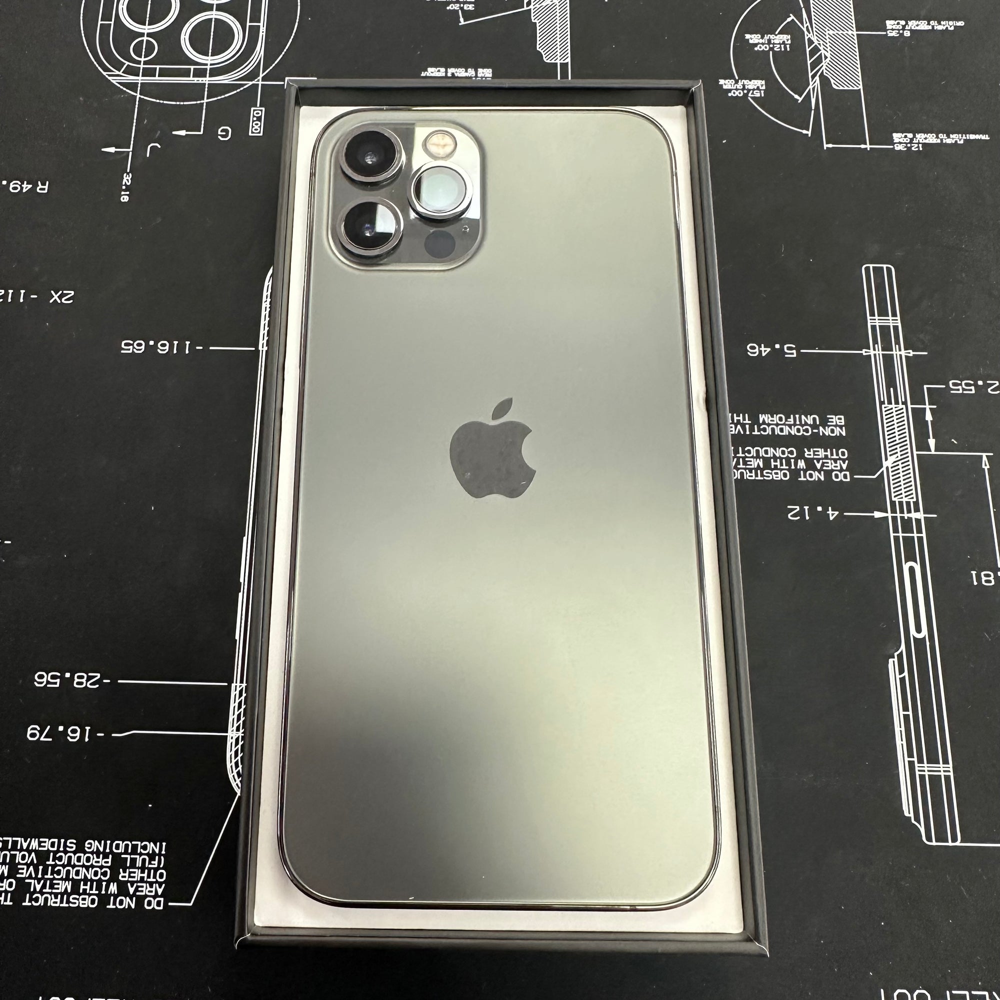 Apple iPhone 12 Pro 128GB Graphite 100% Battery Health