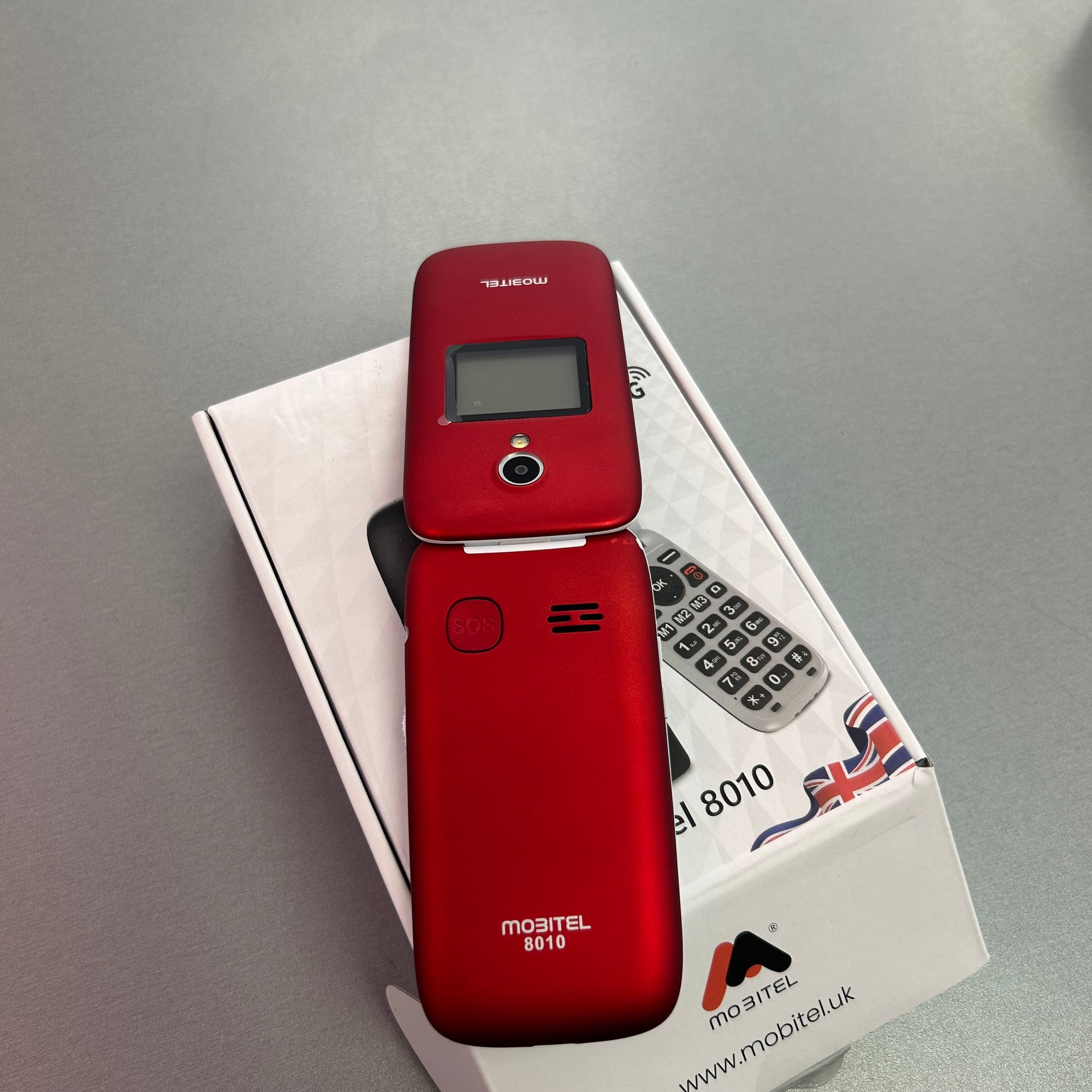 Mobitel 8010 Unlocked Basic Flip Phone for Elderly