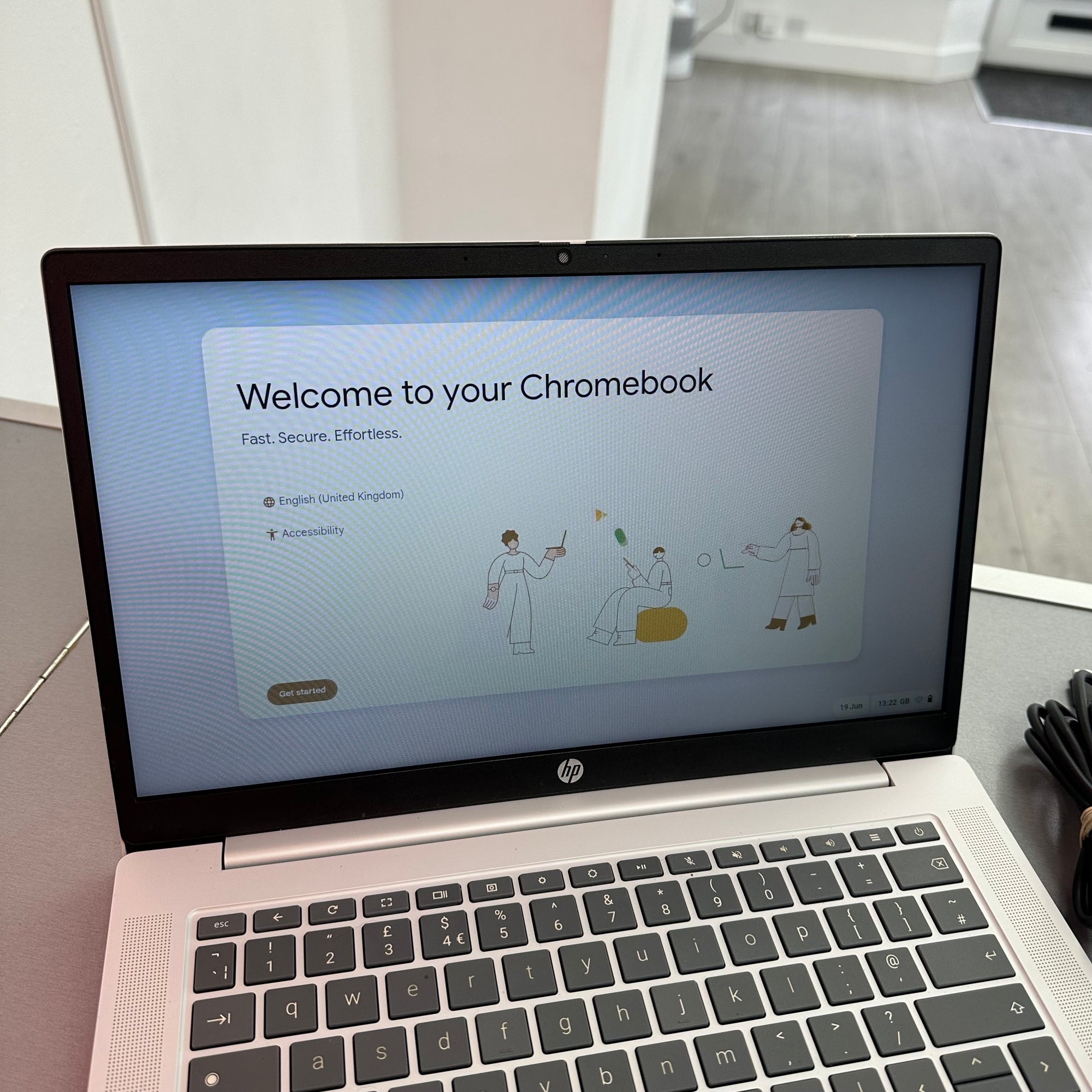 HP Chromebook 14” Laptop 128Gb Storage 4GB RAM