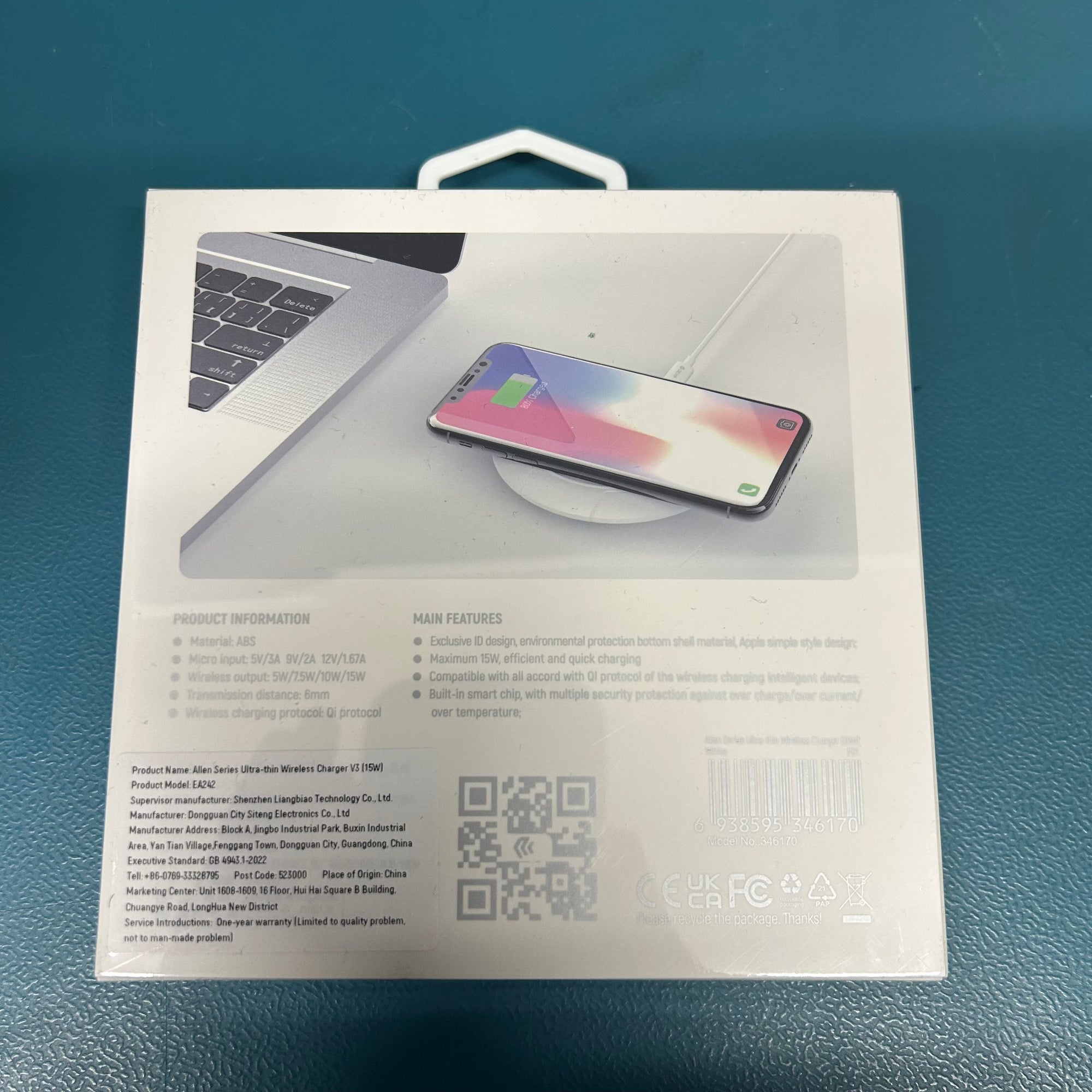 Devia 15W Allen Series Ultra Thin Wireless Charging Pad