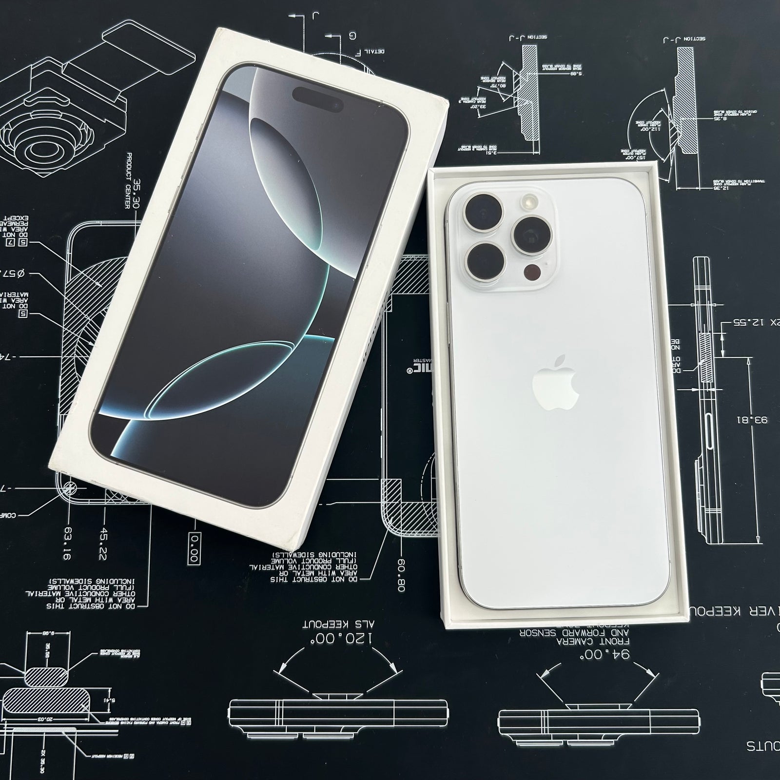 Apple iPhone 16 Pro Max 256GB White Titanium - 95% Battery Health